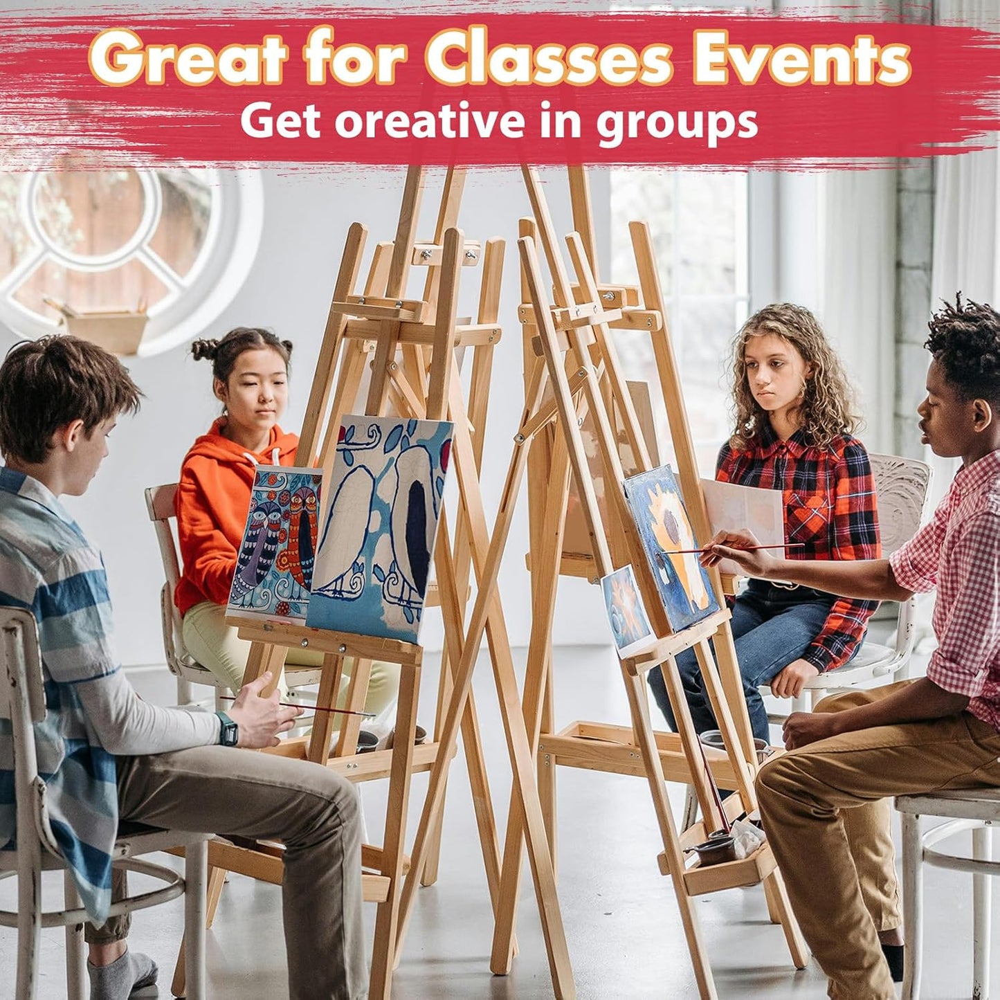 Canvas Boards for Painting 8x10 Inch, 48 Pack Blanck Canvas Panels Art Painting Supplies, 100% Cotton Primed Painting Supplies for Acrylic, Oil, Tempera & Watercolor Paint