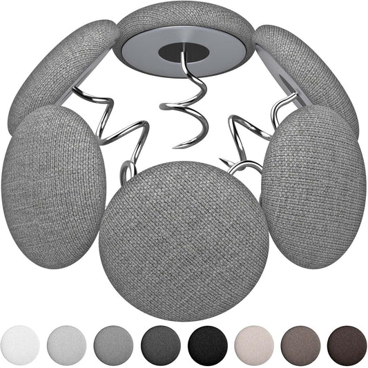 12 Colors Fabric Covered Button Twist Pins Dust Ruffle Pins- for Sofa，Upholstery，Armchair Caddies, Armrest Covers,Bed Skirts, Slipcovers, Headliners (Medium Gray, 12)