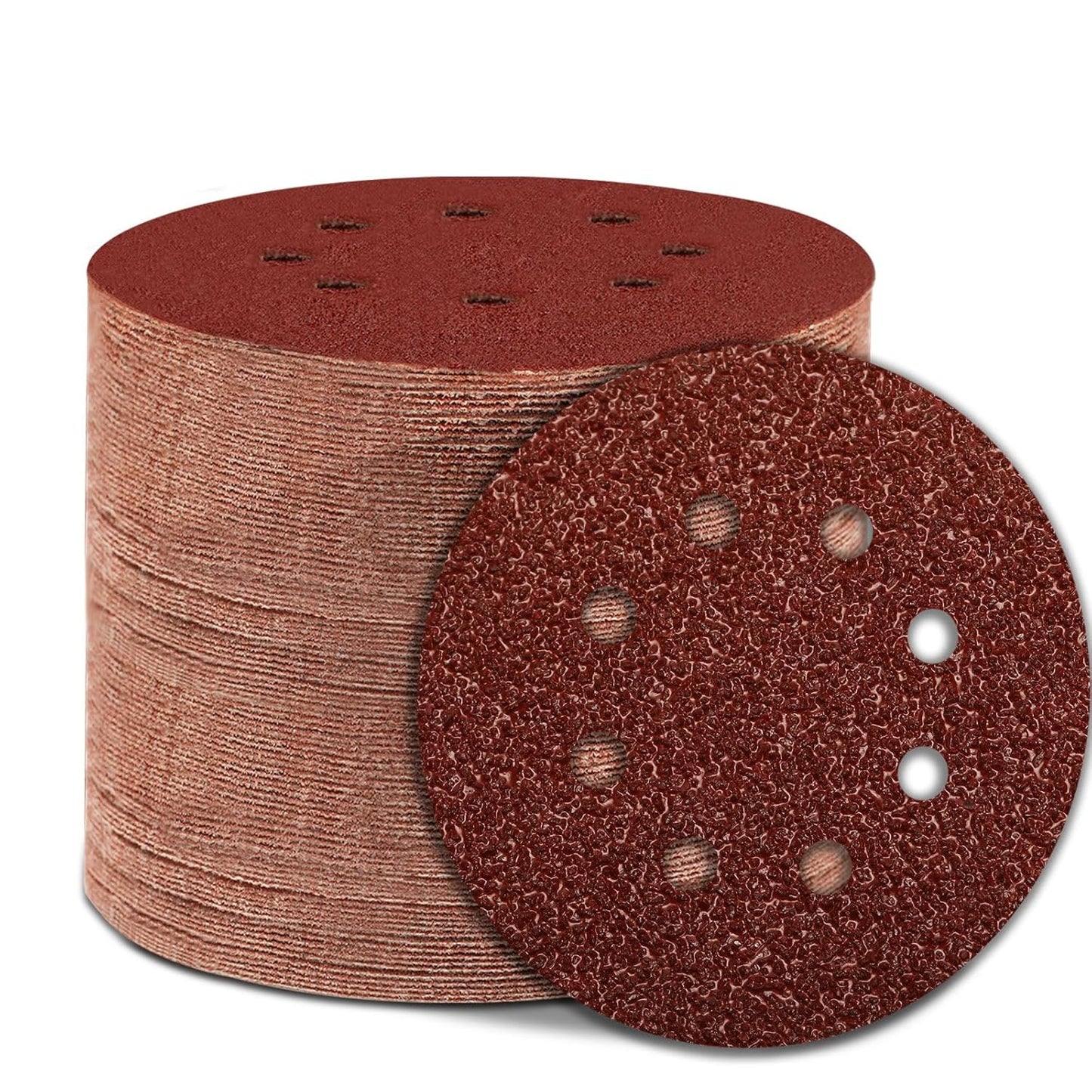 150 PCS 5 Inch Sanding Discs Hook and Loop Sandpaper for Random Orbital Sander Include 60 80 100 120 150 180 240 320 400 600 Grit