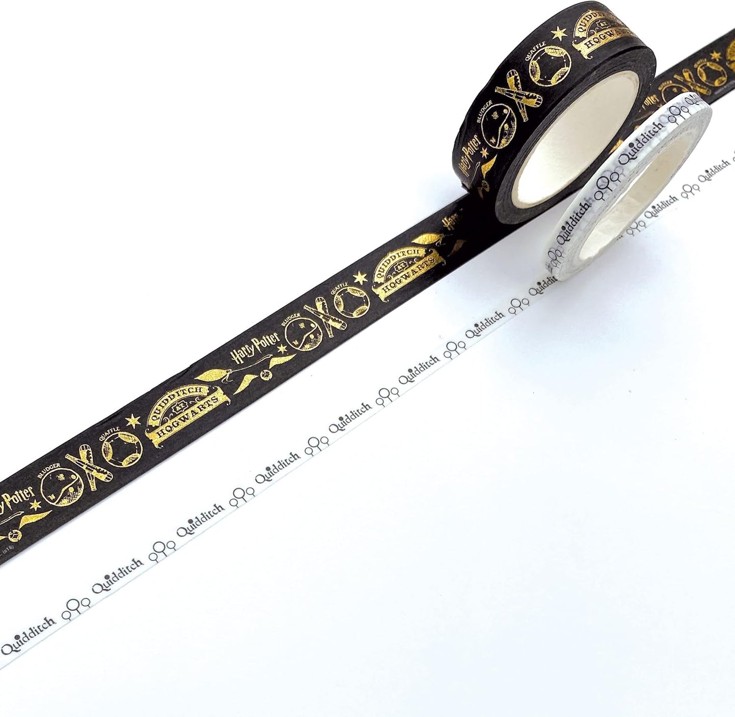 Paper House Productions Harry Potter Quidditch Match Set of 2 Foil Accent Washi Tape Rolls for Scrapbooking and Crafts