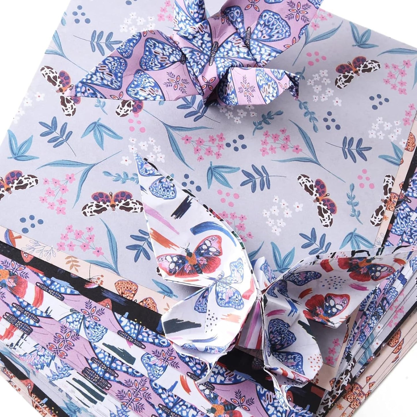 Origami Paper Kit 100 Sheets 6 Inch Square Double Sided Color 20 Vivid Colors for Hand Crafts Origami Paper Arts Creativity.Spring