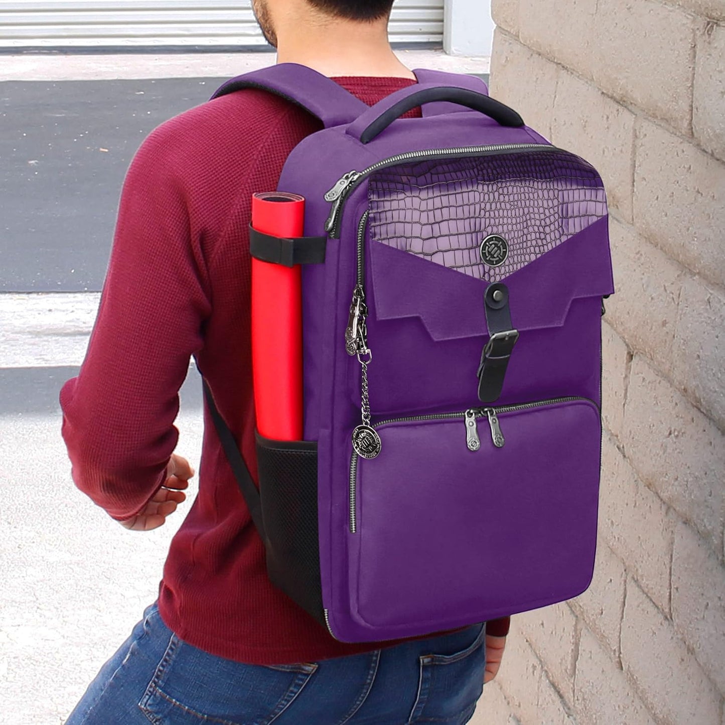 ENHANCE MTG Backpack TCG Card Storage - TCG Backpack for Deck Boxes, Sleeved Cards, Playmats, MTG Accessories