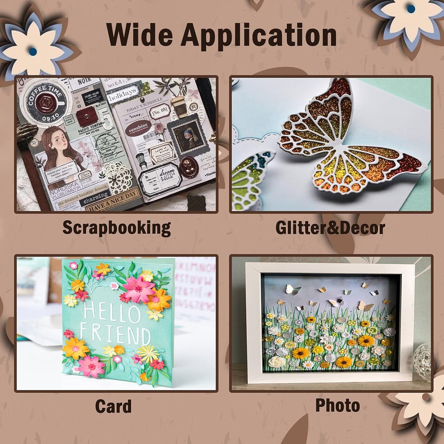 OBSEDE Clear Craft Glue for Crafts, Bundle with 50ml Precision Bottle, 2 Metal Needle Tips, Applicator Cap, and Cleaning Pin (6 Items) - Dries Clear for Paper Crafting Scrapbooking and Card Making