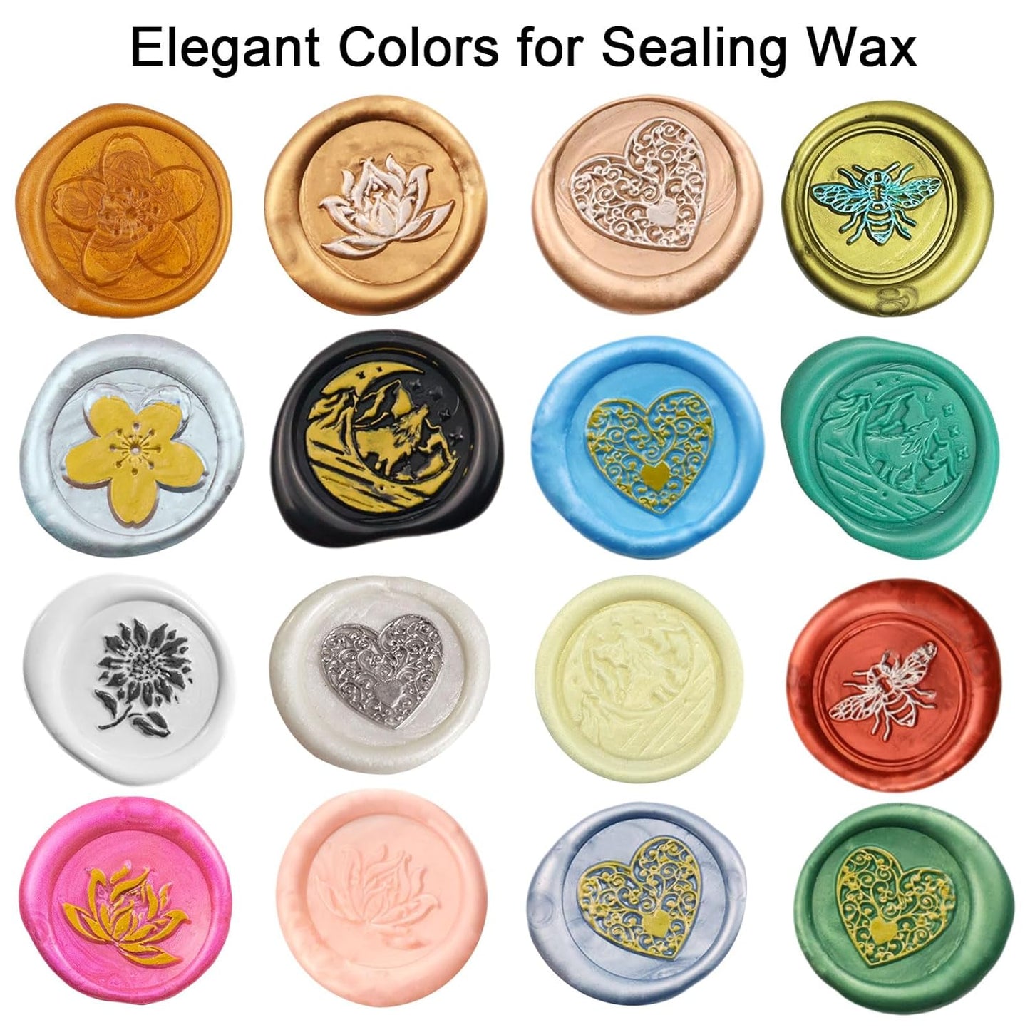 Wax Seal Stick, Ioggtser 20PCS Mini Glue Gun Wax Seal Stick for Wax Seal Stamp, Sealing Wax Sticks for Wedding Invitations, Cards, Envelopes (Gray Blue)