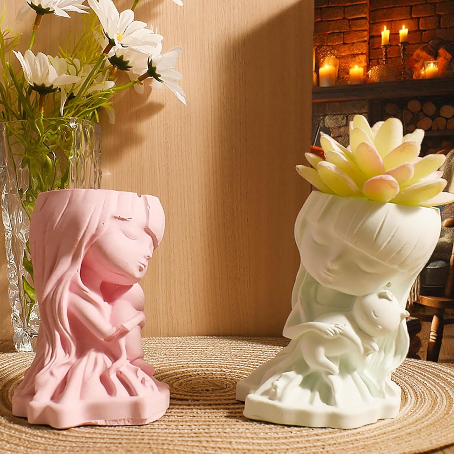 Angel Soap Resin Casting Silicone Mold for Candle Making - 3D Animal Candle Decorating Mold