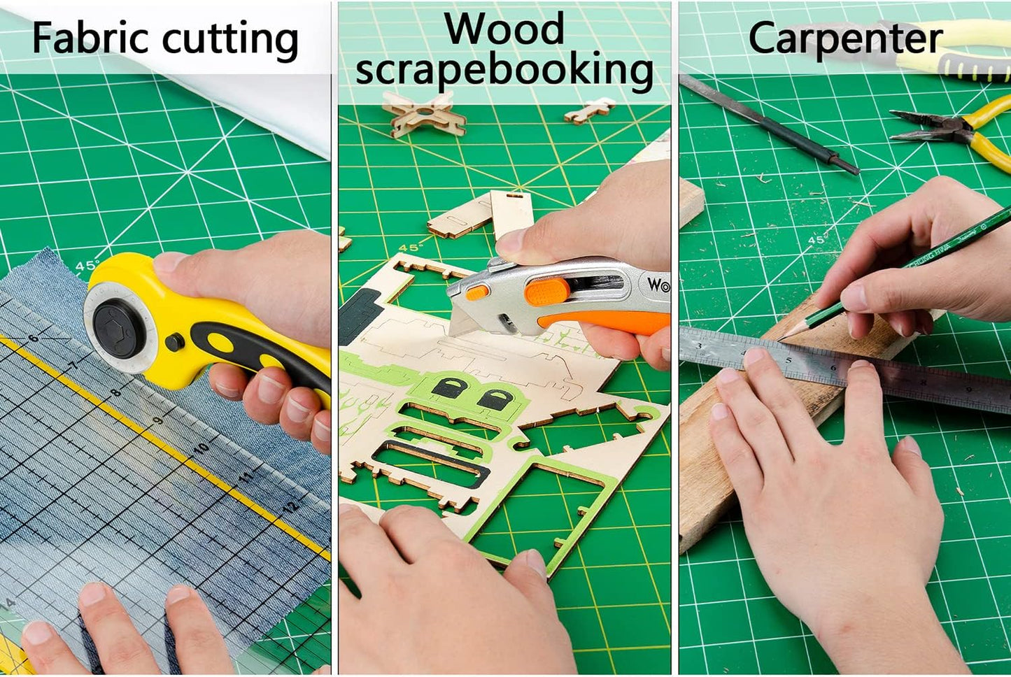 worklion self healing cutting mat 36" x 48" for sewing,fabric cutting,rotary cutting,5-layer non-slip as desk top for Scrapbooking & Quilting & Sewing & Arts & Crafts Project……