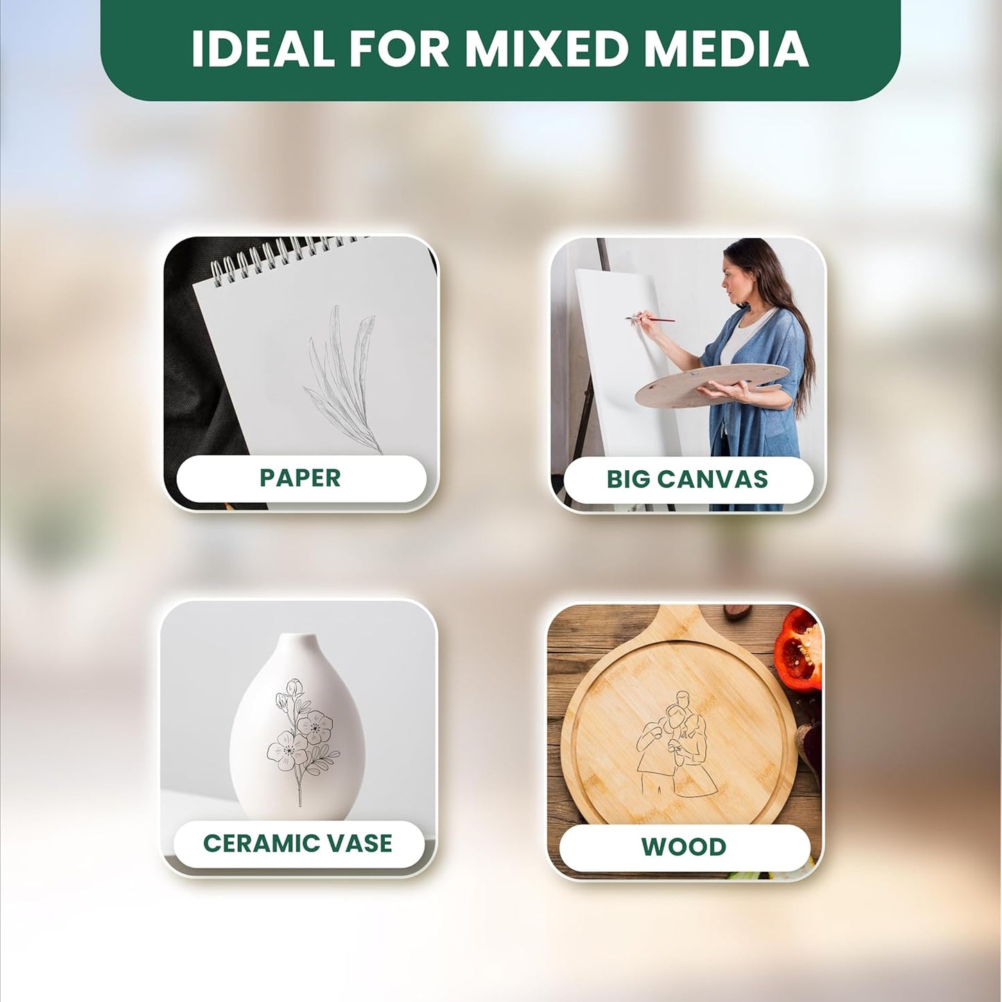 MyArtscape Graphite Transfer Paper Roll, Wax-Free, 17" x 15ft Transfer Paper Roll, Graphite Paper, Precise Carbon Paper Ideal as tracing Paper for Drawing