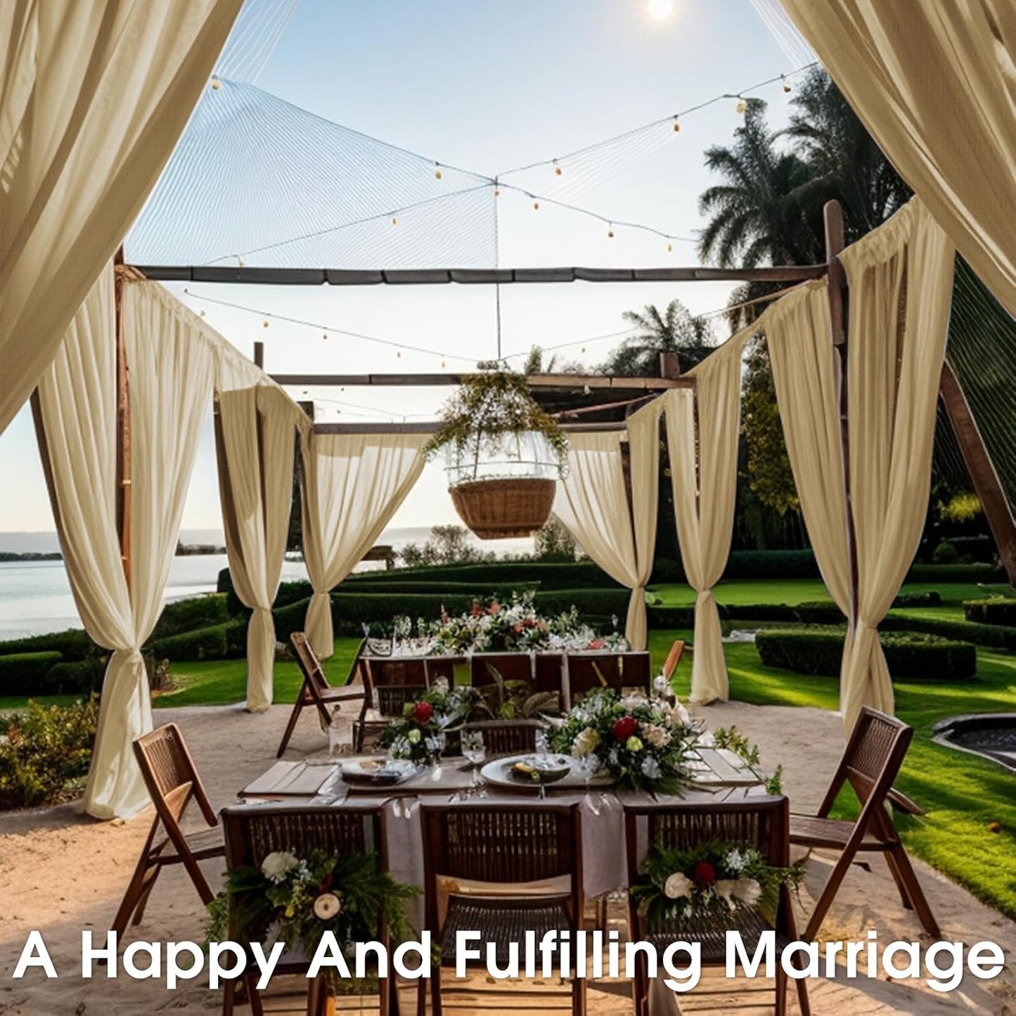 Burlap Fabric - Garden Burlap Fabric Roll Natural Jute Outdoor Fabric Burlap Weed Barrier Trees Trunk Wrap for Crafts Farmhouse Gardening Table Decor for Crafts (19.7" x 5 Feet)