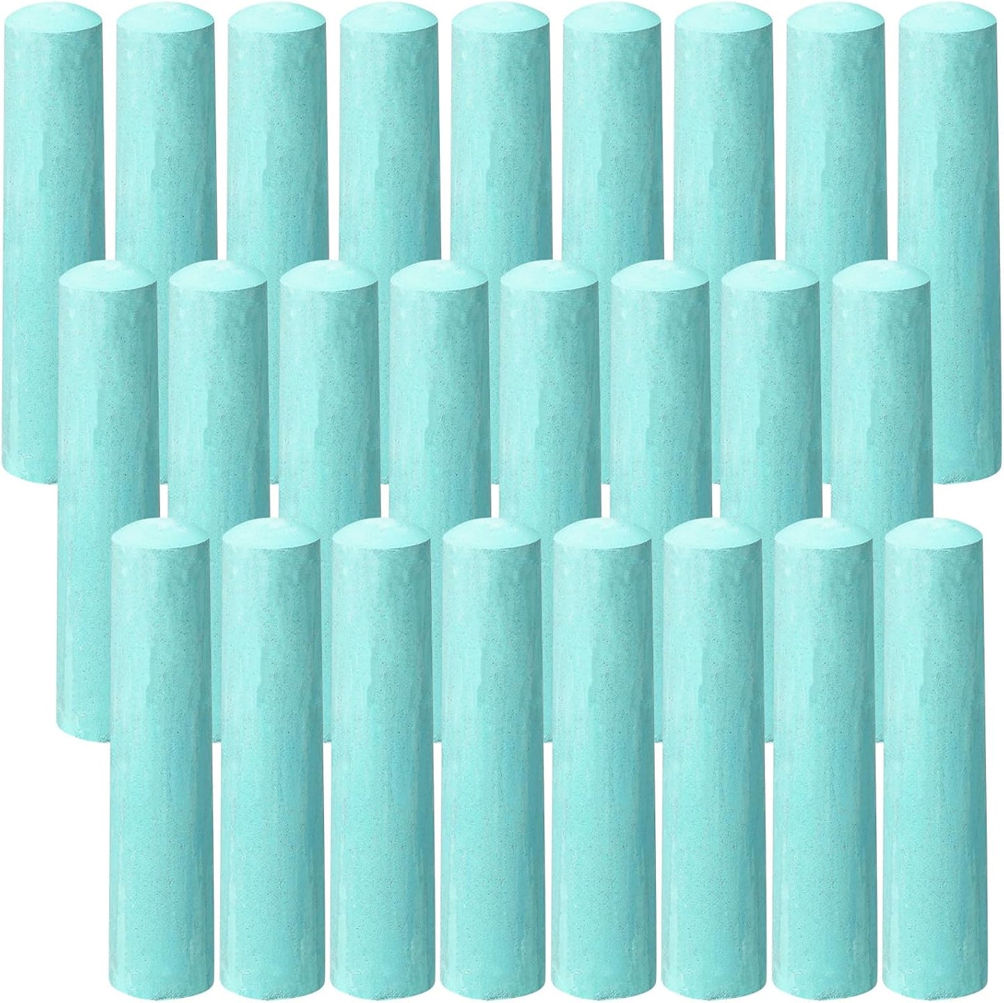 25 Pcs Sidewalk Chalks for Kids Non Toxic Jumbo Chalk for Party Gift Outdoor Art Classroom Play Painting (Green)