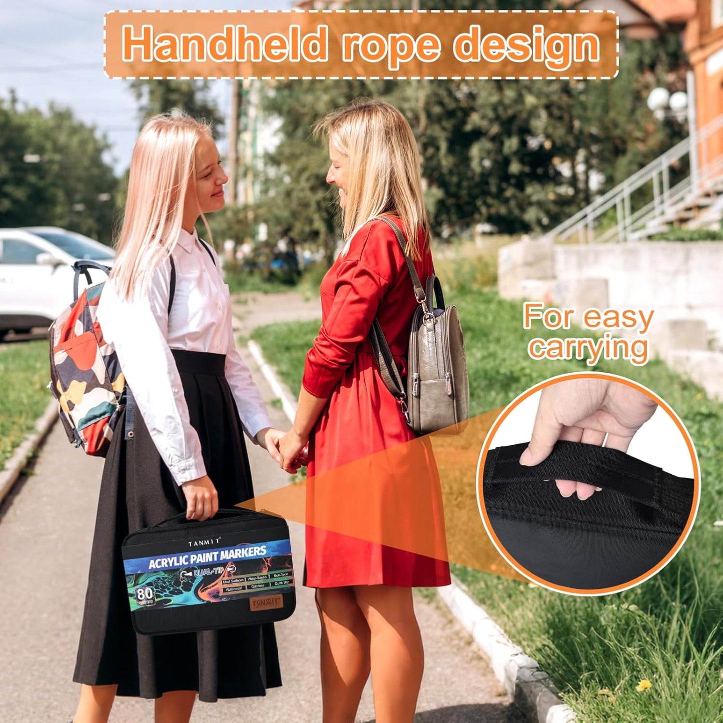 80 Colors Acrylic Paint Pens, Dual Tip Acrylic Paint Markers with Brush Tip and Fine Tip, Acrylic Pens for Rock Painting, Wood, Canvas, Stone, Glass, Ceramic,DIY Crafts Making Art Supplies