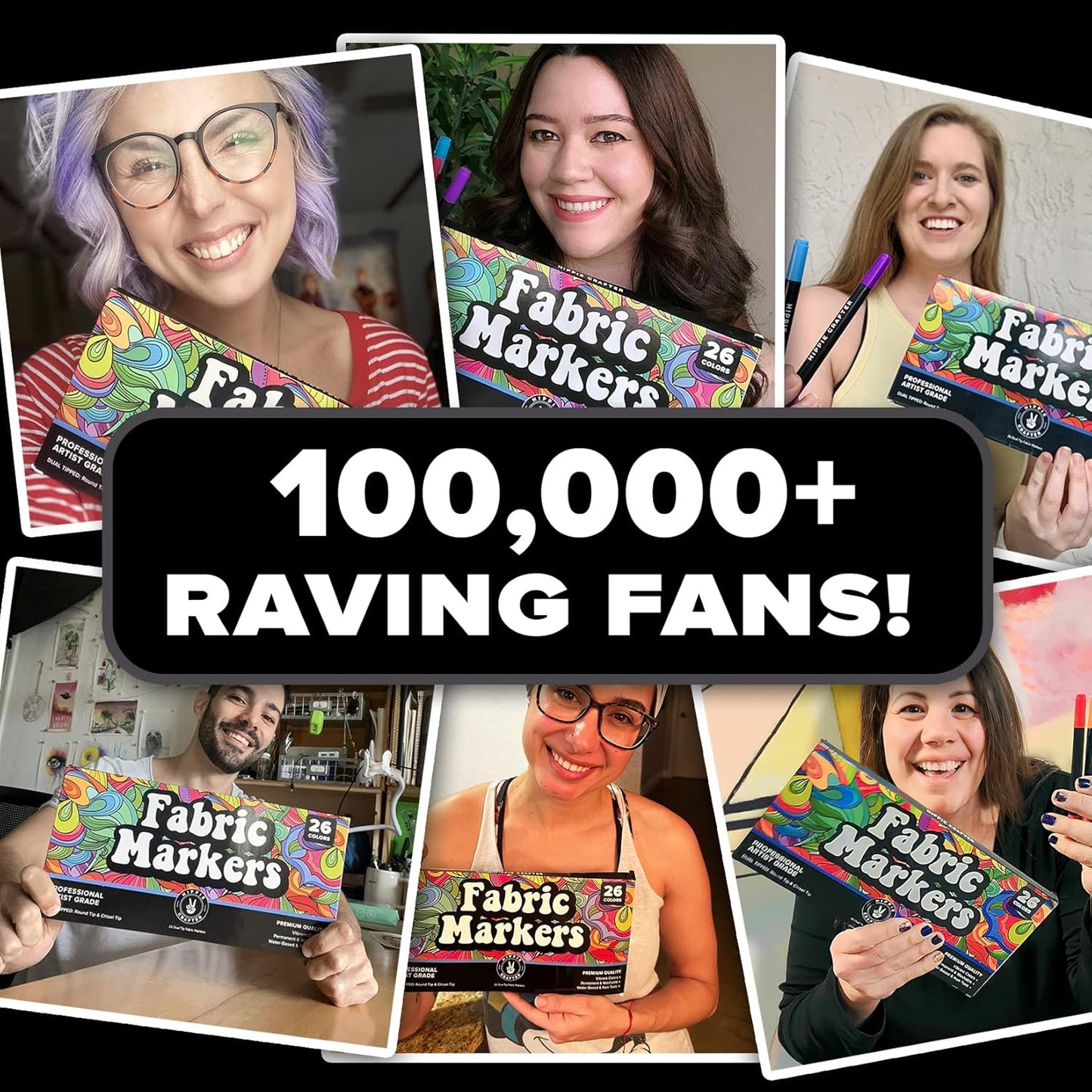 Fabric Markers, Permanent No-Bleed Fabric Pens for Clothes, Baby Clothes, Canvas, Upholstery, T-Shirts, Shoes, and More, 26 Piece Set for Artists and Kids, Ideal for Coloring and DIY Projects