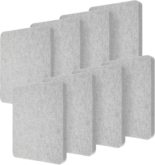 Amylove 4 Pcs Needle Felting Pad Needled Felting Mat Wool Supplies Thick Firm Base Woolen Block for Beginners Crochet Knitting Projects Kit Tool, Gray (8 x 10 x 1 Inch)