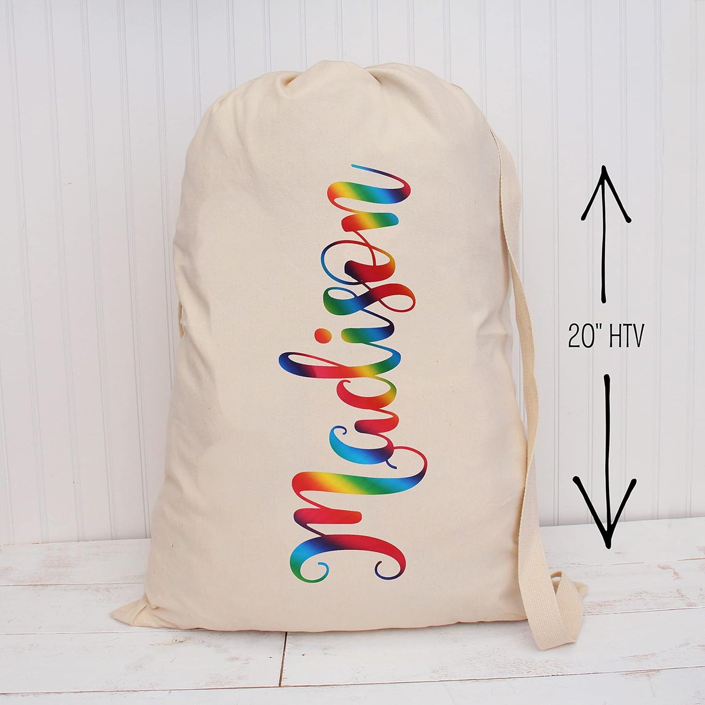 Threadart Rainbow Metallic Foil Heat Transfer Vinyl Film HTV | Custom Cut Roll 20" Wide by The Yard | Compatible with Venture Explore and Maker, Silhouette Cameo, & Large Format Cutters