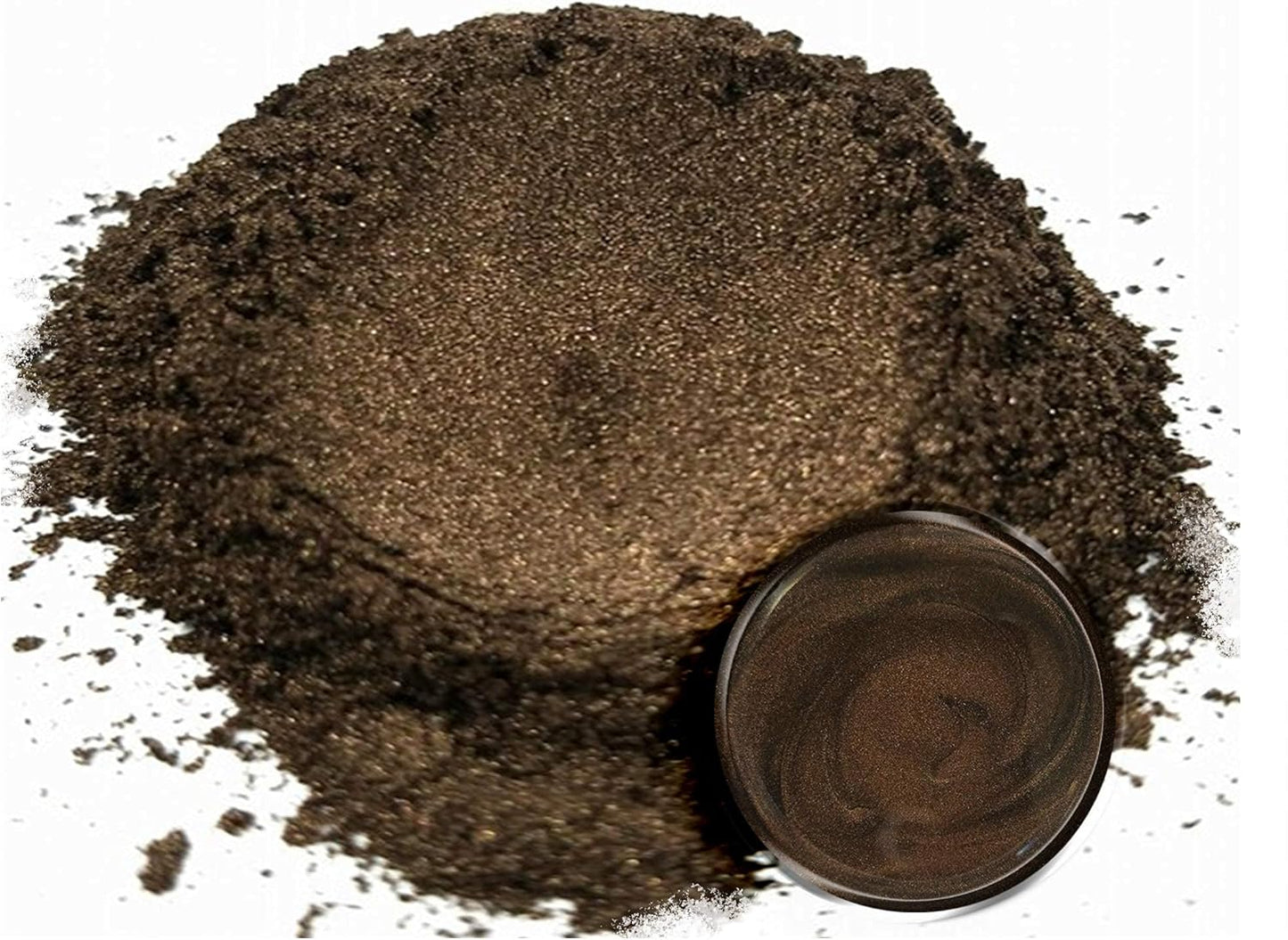 Eye Candy Premium Mica Powder Pigment “Karummetou” (50g) Multipurpose DIY Arts and Crafts Additive | Woodworking, Epoxy, Resin, Bath Bombs, Paint, Soap, Nail Polish, Lip Balm