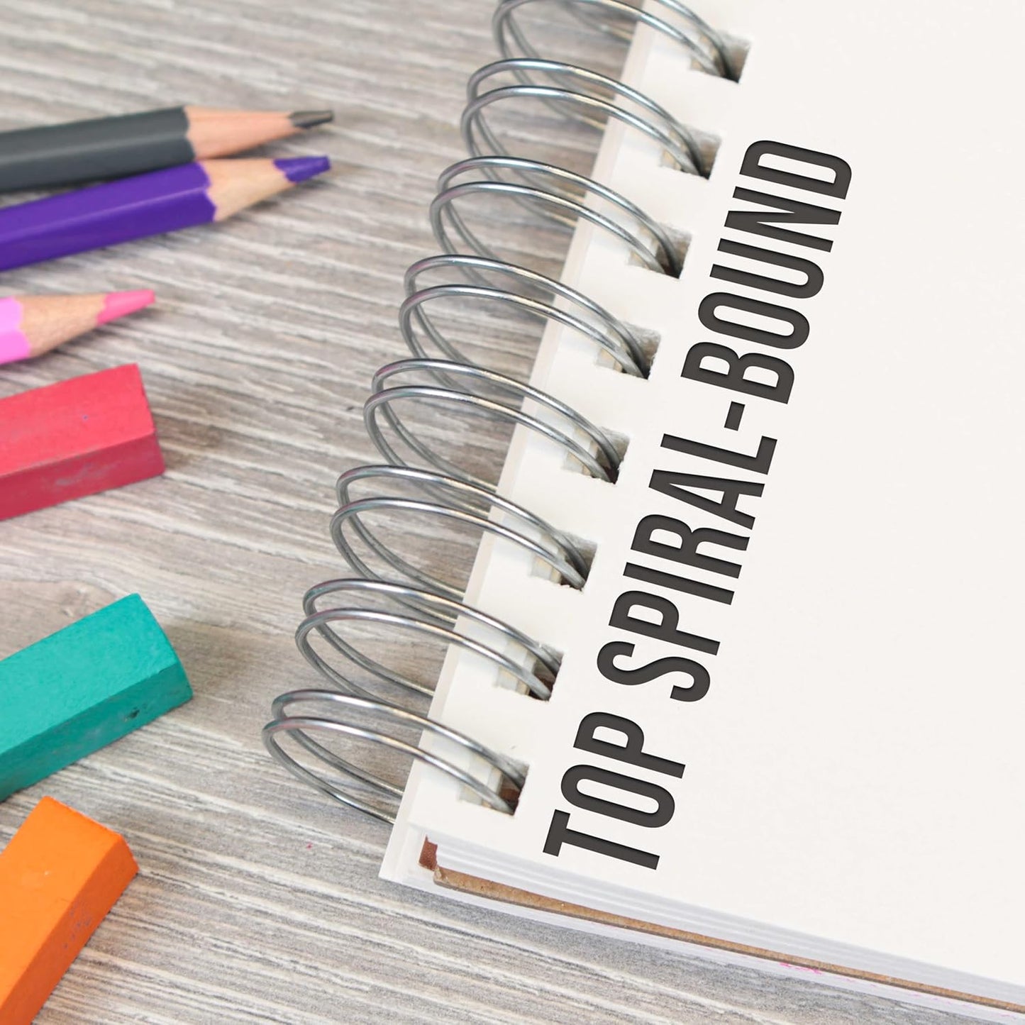 U.S. Art Supply 5.5"x8.5" Top Spiral Bound Sketch Book, 2 Pack, 100 Sheets Each, 60lb (100gsm), Acid-Free, Artist Sketchbook, Drawing Pad for Adults & Students