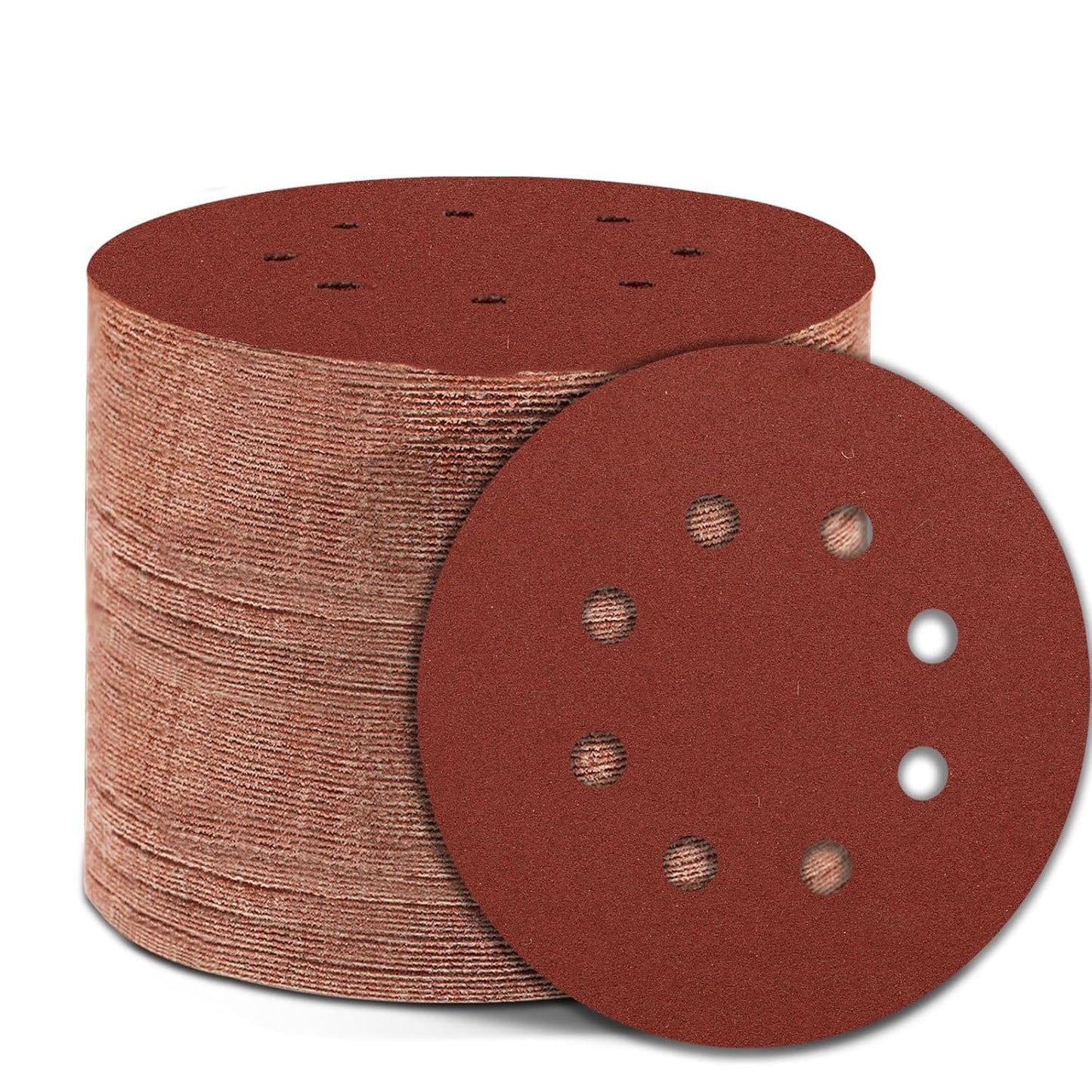 1000 Grit 5 Inch Sanding Discs Hook and Loop Sandpaper, 100 PCS 8 Hole Adhesive Extra Fine Sand Paper for Random Orbital Sander