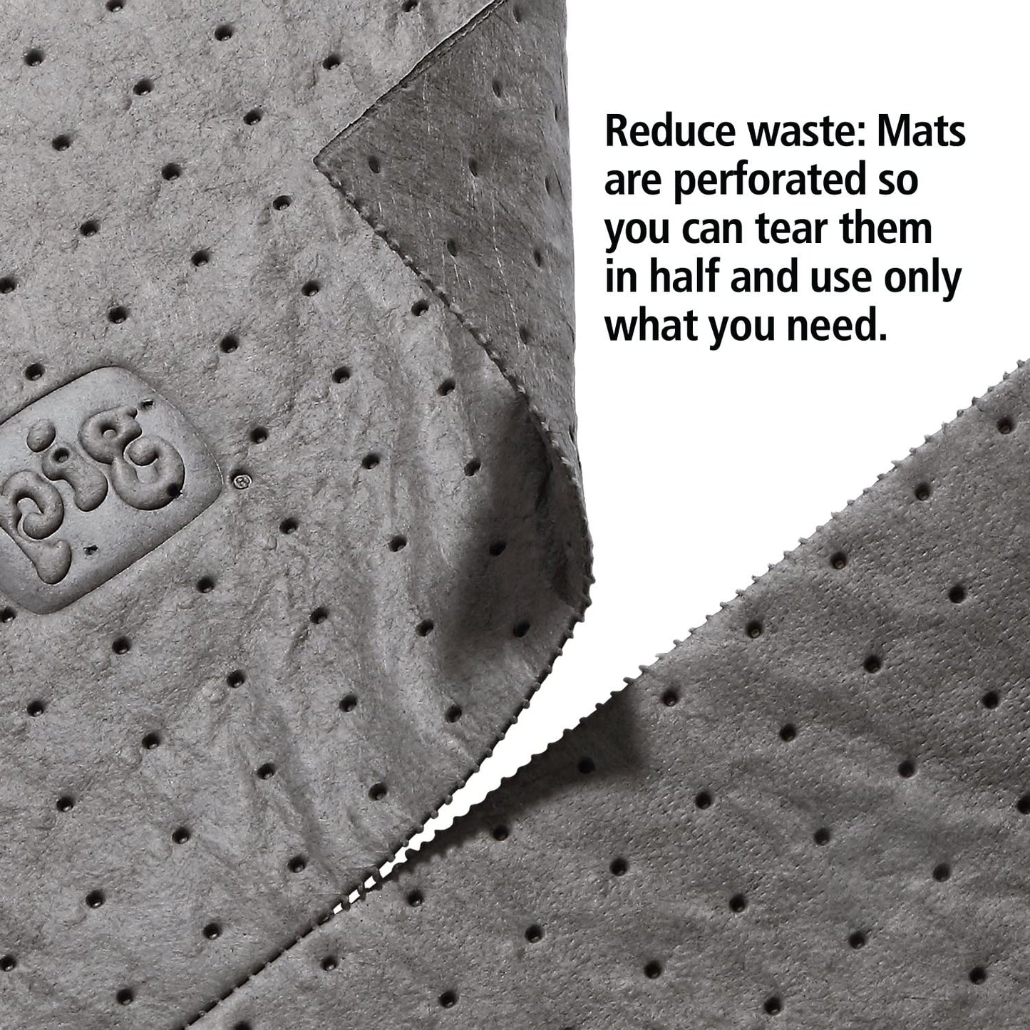 PIG Absorbent Mat Roll in a Dispenser Box by | 15" x 150' Oil Absorbent Mat Roll | All Purpose Absorbent Mat | Lightweight | MAT141