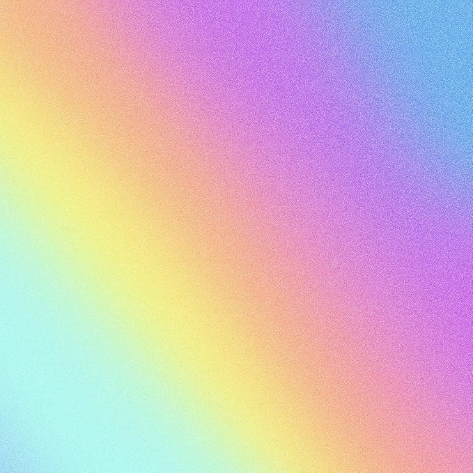Coavas Stained Glass Window Privacy Film Rainbow Frosted Decorative Static Clings, Opaque Iridescent Prism Window Decals, Sun Blocking Anti-Glare Door Coverings(11.8 x 78.7 Inch, Colorful)