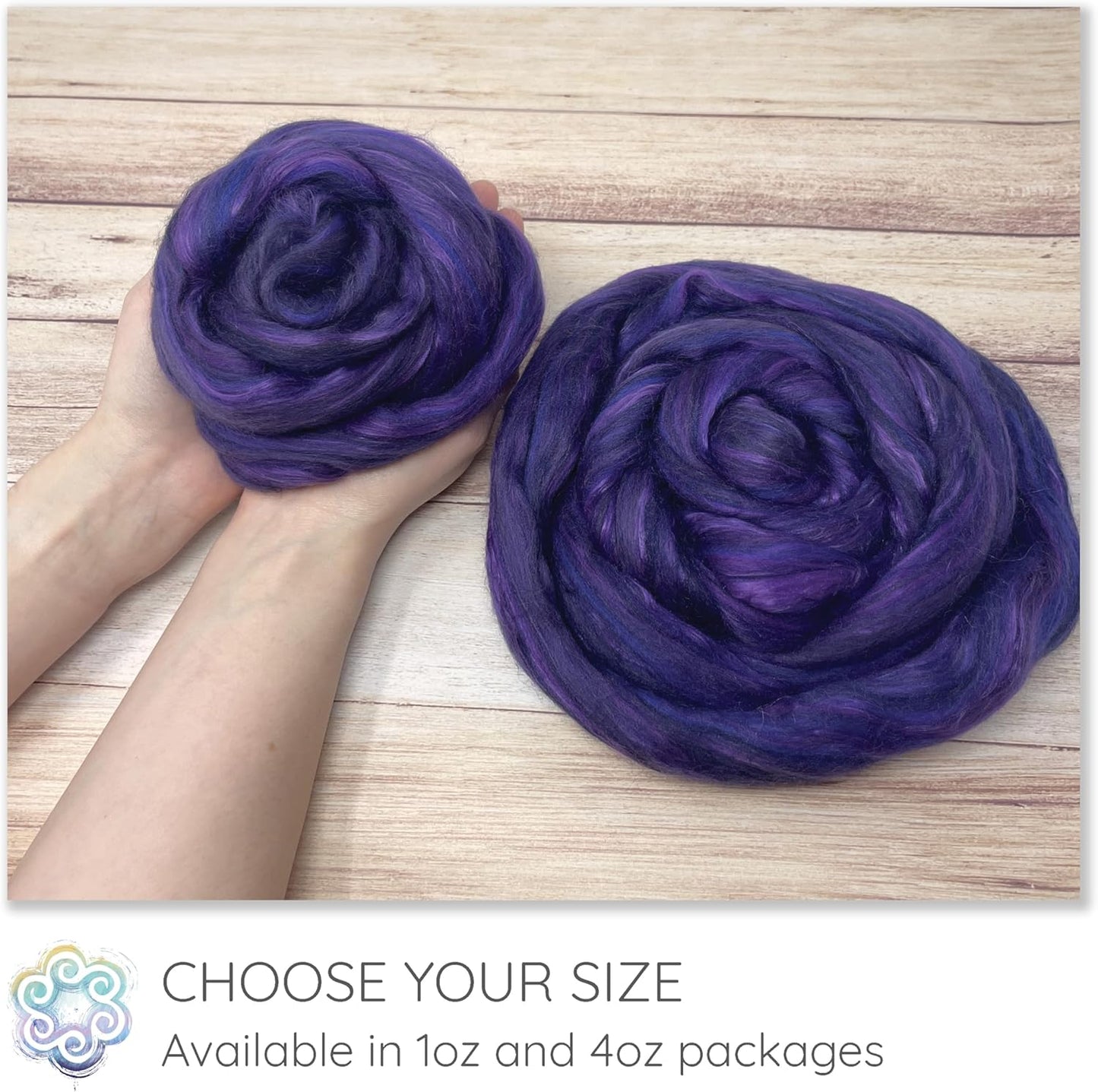 Merino Silk Luxe Tonal Designer Blend. Superfine Merino, Mulberry, Tussah Silk. Top Roving for Spinning or Felting. Sienna Sunset 4oz