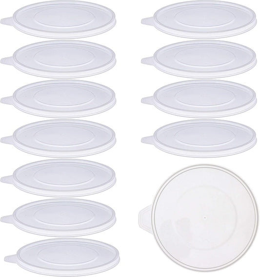 Pouring Masters 12-Pack Mixing Cup Lids for 12 Oz (350ml) Graduated Plastic Measuring Cup Lids - Storage Seal Top for Pouring Masters Automotive Paint Mixing Cups, Epoxy Resin, Art Supplies