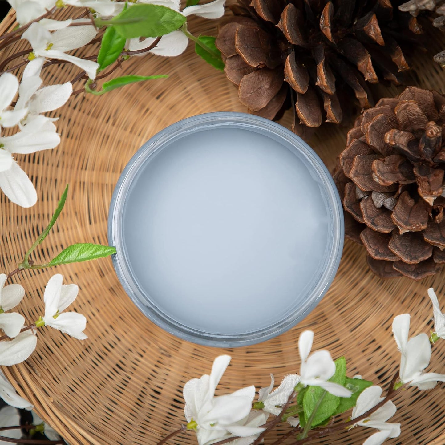 Dixie Belle Paint Company Chalk Finish Furniture Paint - Dusty Blue (1 Gallon - 128oz) - Matte Faded Denim Chic Chalk Mineral DIY Furniture Paint