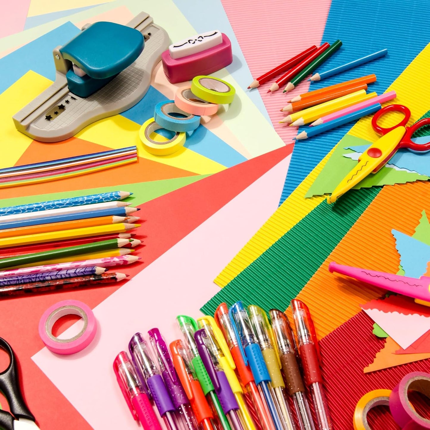 PA Paper Accents Stash Builder Cardstock 8.5" x 11" Hot Pink, 65lb Colored cardstock Paper for Card Making, Scrapbooking, Printing, Quilling and Crafts, 25 Piece Pack