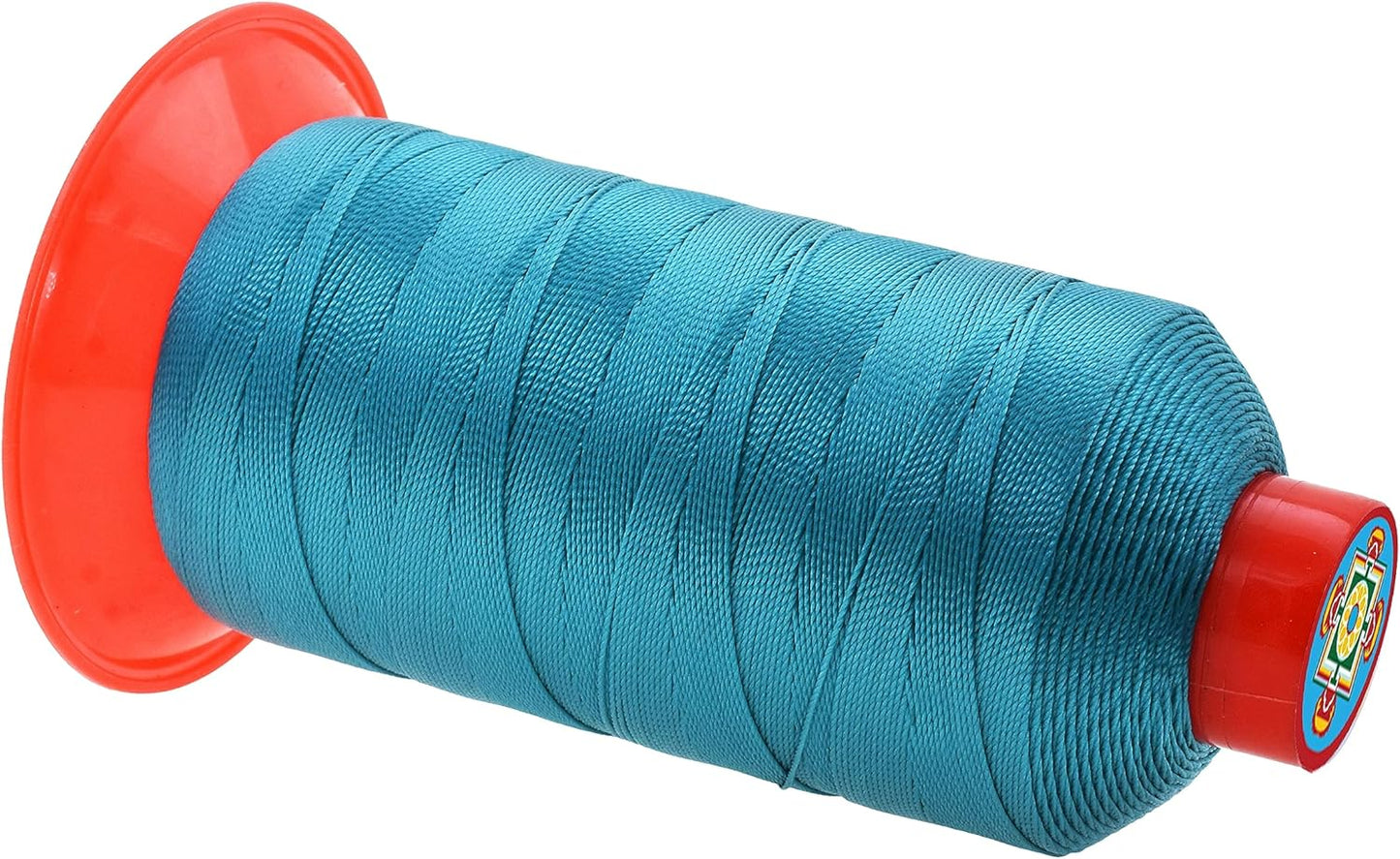 Mandala Crafts Bonded Nylon Heavy Duty Sewing Threads - Teal, 800 YDs, Size 207, 630D, T210 Tex 210 for Leather, Jeans, Weaving, Outdoor, Marine, Upholstery