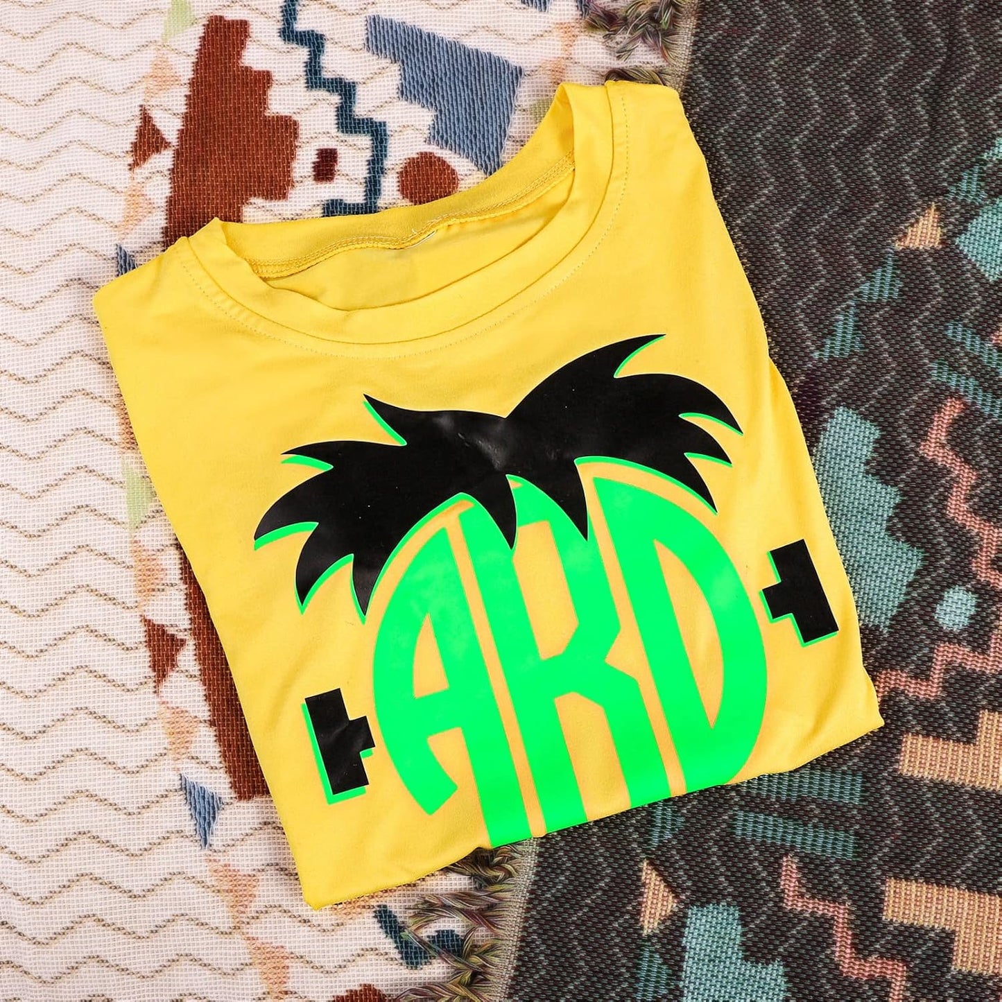 VINYL FROG Heat Transfer Vinyl Roll HTV Vinyl - 12" x5ft Neon Green Iron on Vinyl for T-Shirts, Heat Press Vinyl for DIY Craft Designs (Neon Green)