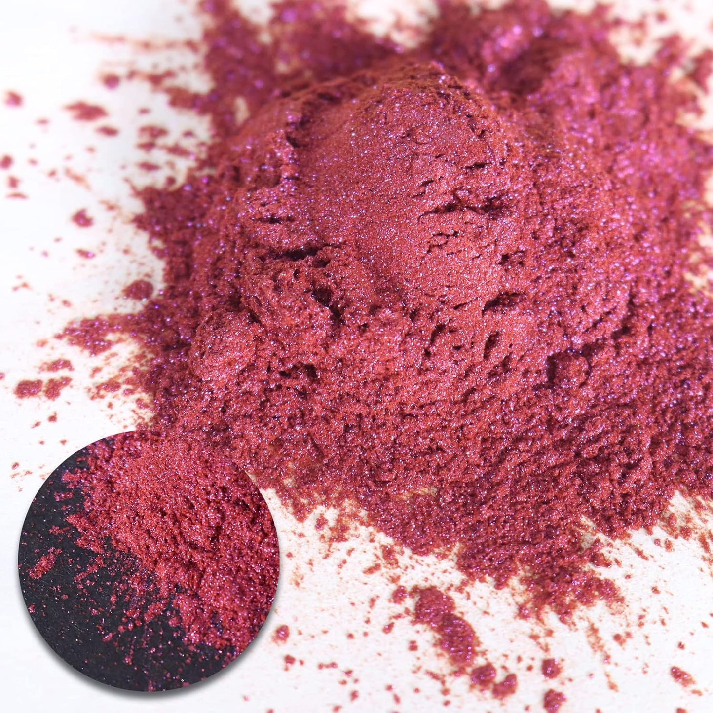Ceya Chameleon Mica Powder, 1.8oz/ 50g Twilight Rose Chrome Nail Powder, Cosmetic Grade Pearlescent Effect Color Shift Pigment for Epoxy Resin, Makeup, Nail Polish, Soap Dye,Candle Making