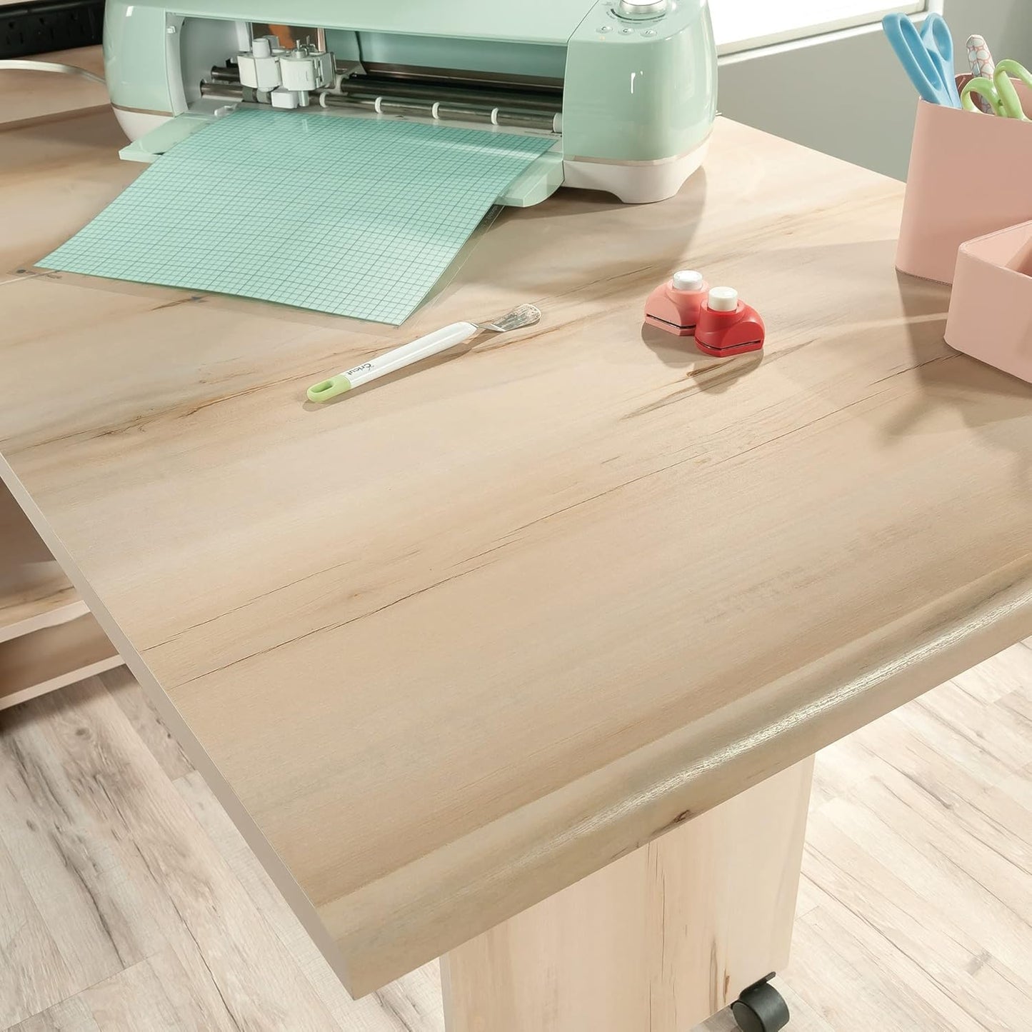 Sauder Miscellaneous Storage Craft & Sewing Armoire, Pacific Maple finish