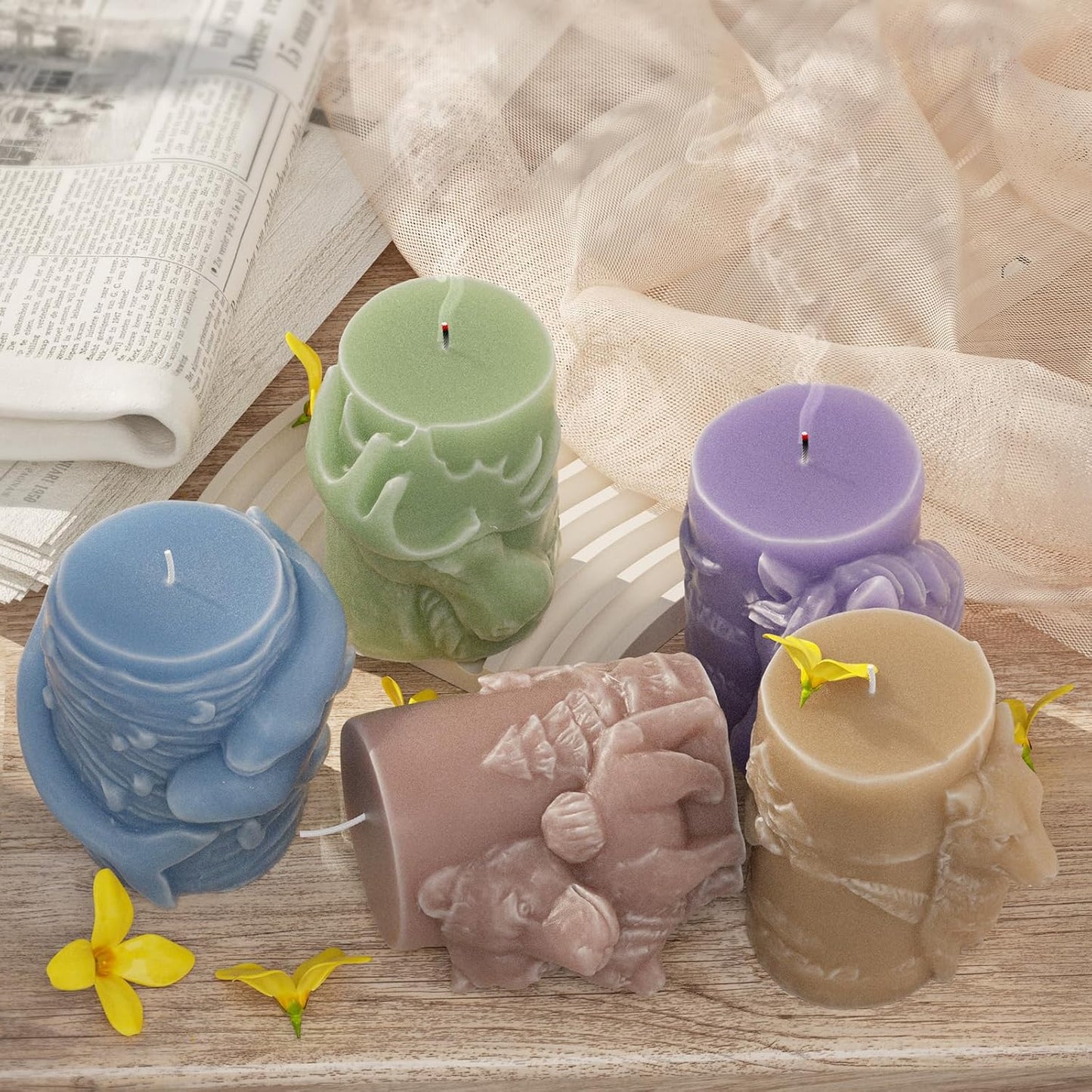 Pegasus Animal Candle & Clay Mold - 3D Silicone Mold for Resin Casting & Candle Making