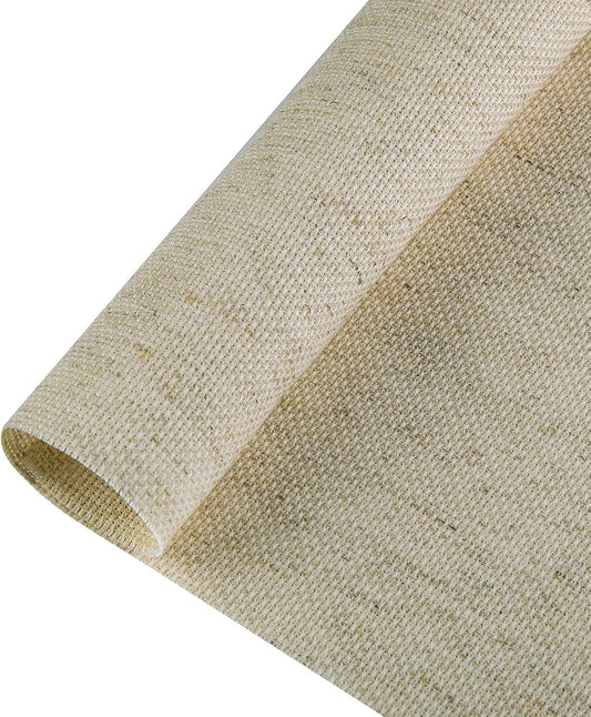 Aida Cloth Big Size 14 Count, Natural Oatmeal Cross Stitch Fabric, 60 inch by 36 inch (60 inch by 1 Yard)