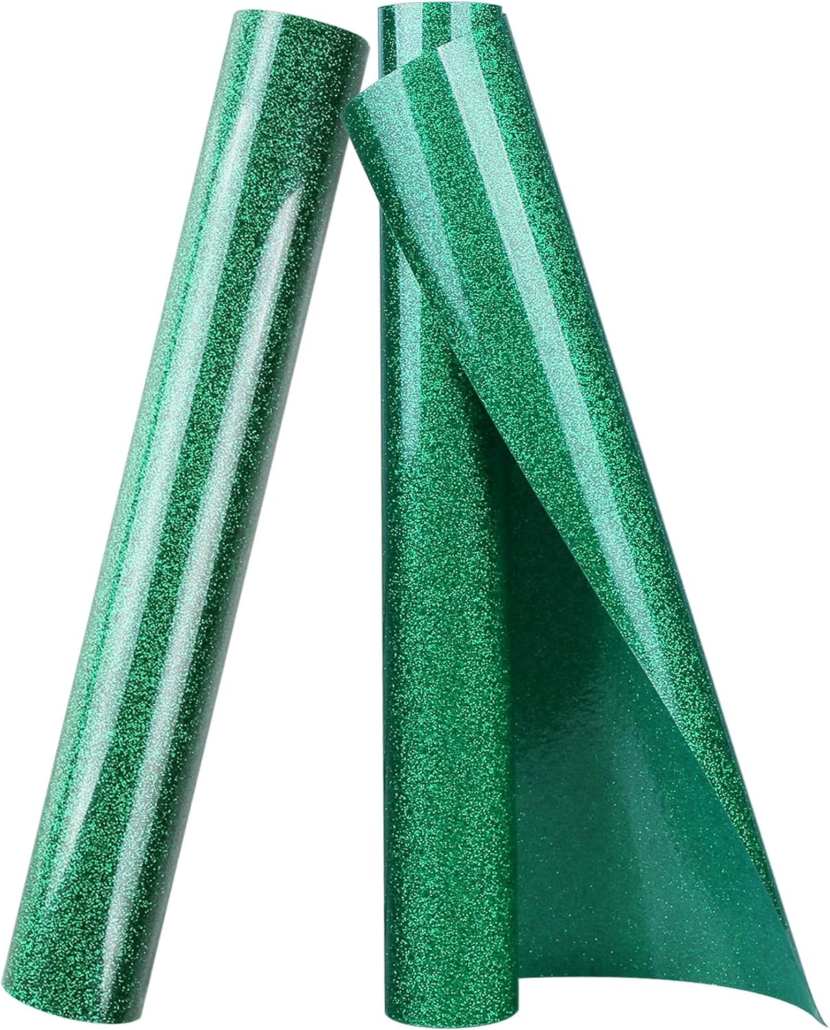 TORC Green Glitter HTV Heat Transfer Vinyl Roll 12 inch x 10 ft Iron on Vinyl for T Shirts Crafts Christmas St. Patrick's Day Decor