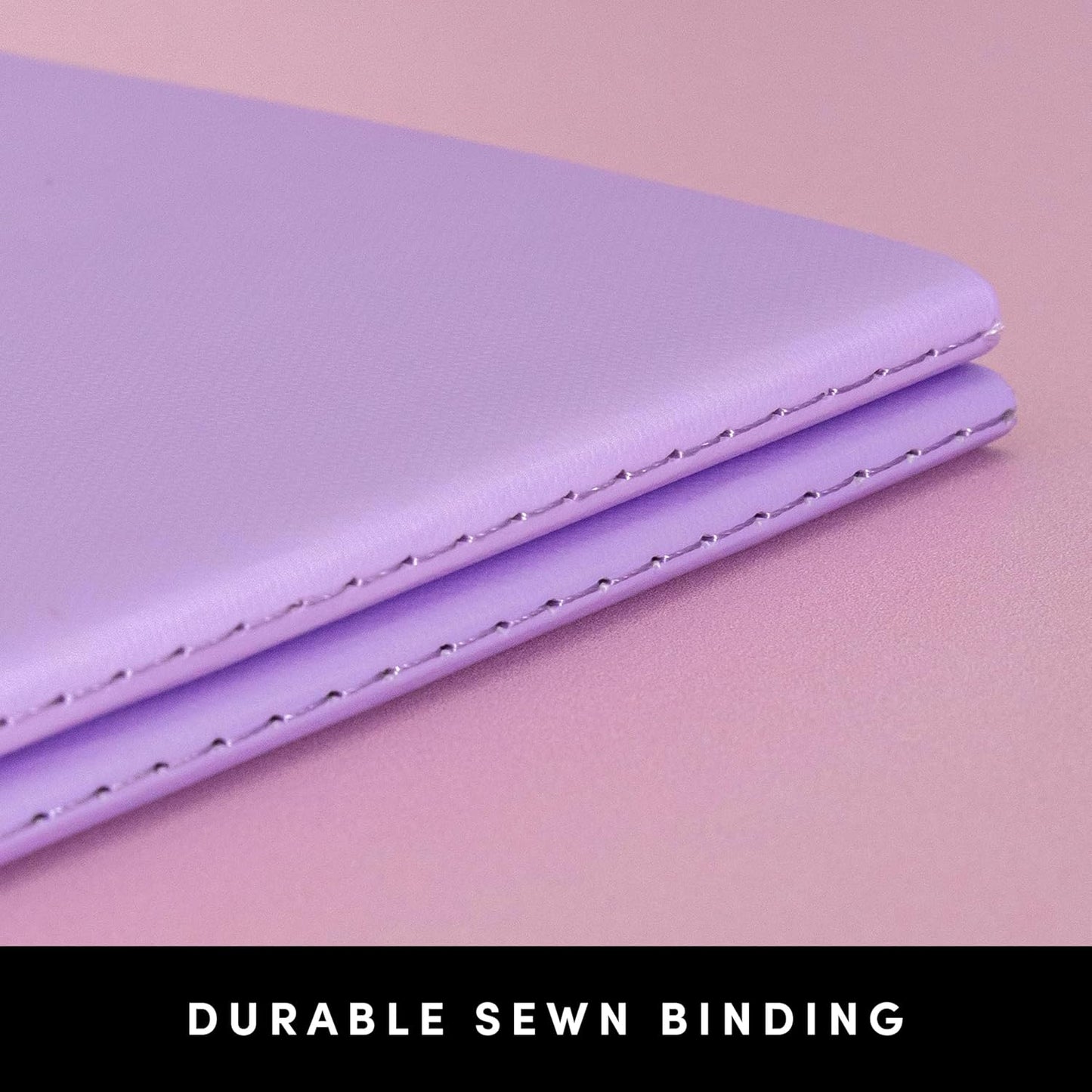 PAPERAGE Soft Cover Lined Journal Notebook, 2 Pack, (Burgundy), 100 Pages, Large 7.5 inches x 9.5 inches, College Ruled, Ideal for Note Taking & Travel Journal