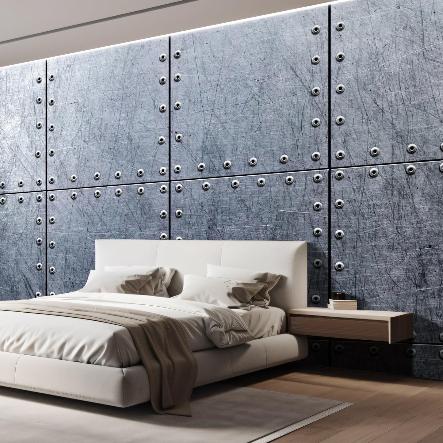 wall26 Metal Wallpaper Background Canvas Art Wall Decor - 96x144 inches