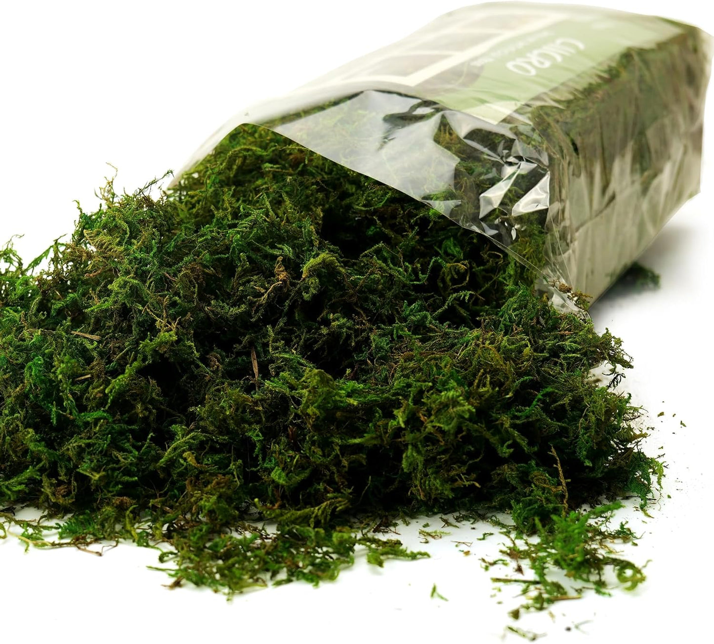 Moss for Plants Indoor, 16OZ Fresh Green Artificial Moss for DIY Crafts, Table Centerpieces- Faux Grass for Hamsters Micro-Landscape Terrariums Centerpieces Decor (Fresh Green)