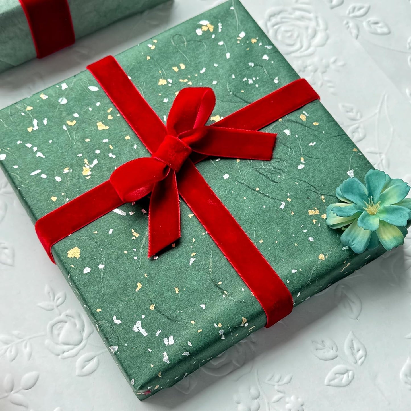 Vintage Red Velvet Ribbon, 5/8 Inch X 25Yd