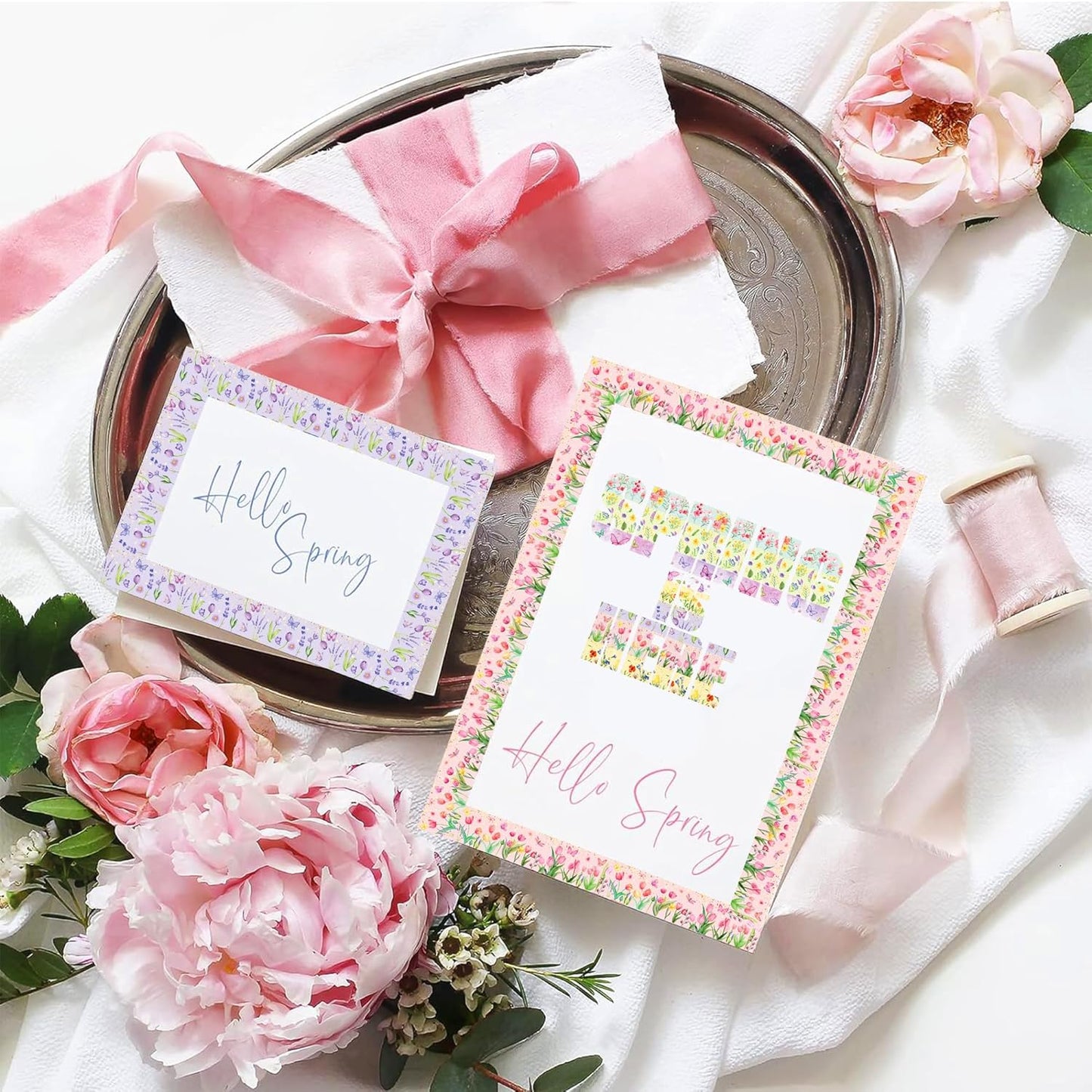 12 Pcs Flowers Washi Tapes Set Flowers Blooms Garden Vintage Flowers Masking Tape Floral Themed Decorative Tape Flowers Printed Decorative for DIY, Planner, Scrapbooking, and Party Decor