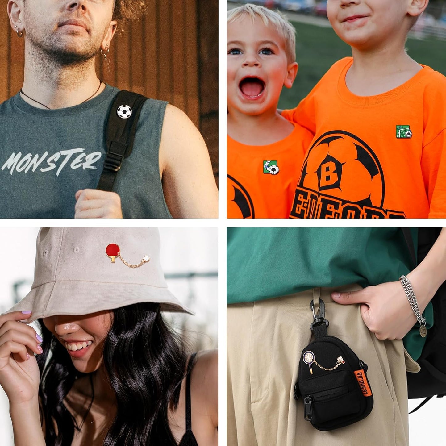 Mixed Enamel Pins for Backpacks, Beadthoven Cute Enamel Brooch Pins Set, Funny Backpack Pins, Aesthetic Lapel Badge Pins Bulk for DIY Clothes Accessories Holiday Gifts