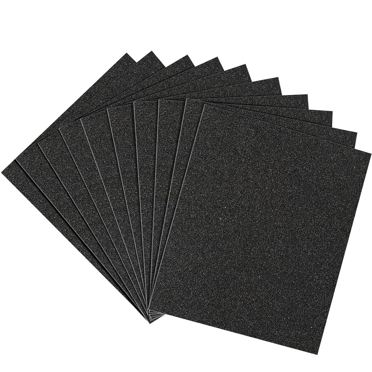 60 Grit Sandpaper, 9 x 11 Inch Wet Dry Sand Paper Hand Abrasive Sanding Sheets for Wood Metal Automotive Sanding and Polishing, Coarse - 10 Sheets