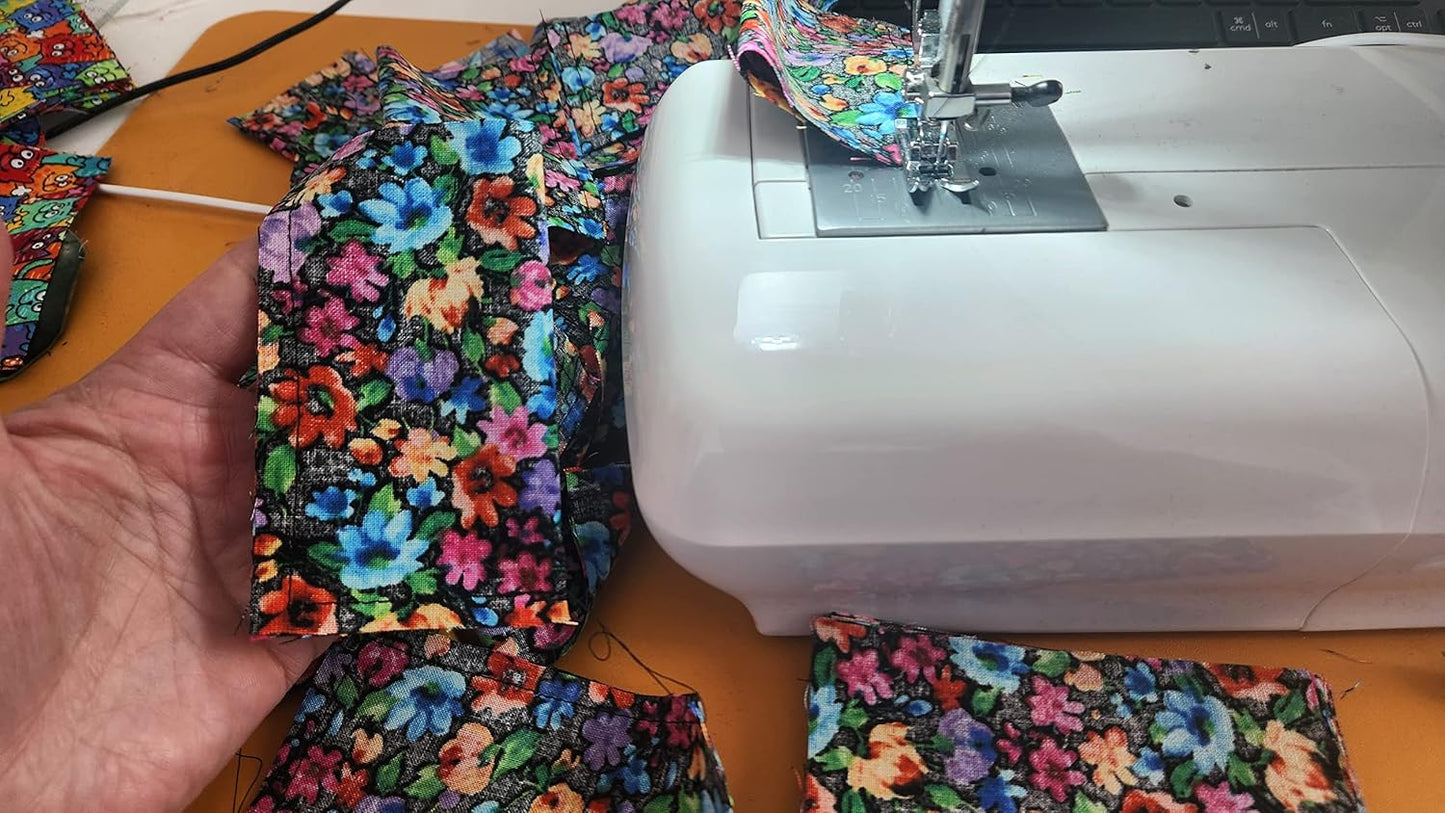 Emery Pin Cushion for Sewing - Filled with Abrasive Emery Sand - Handmade in USA (2"x3", Butterflies)