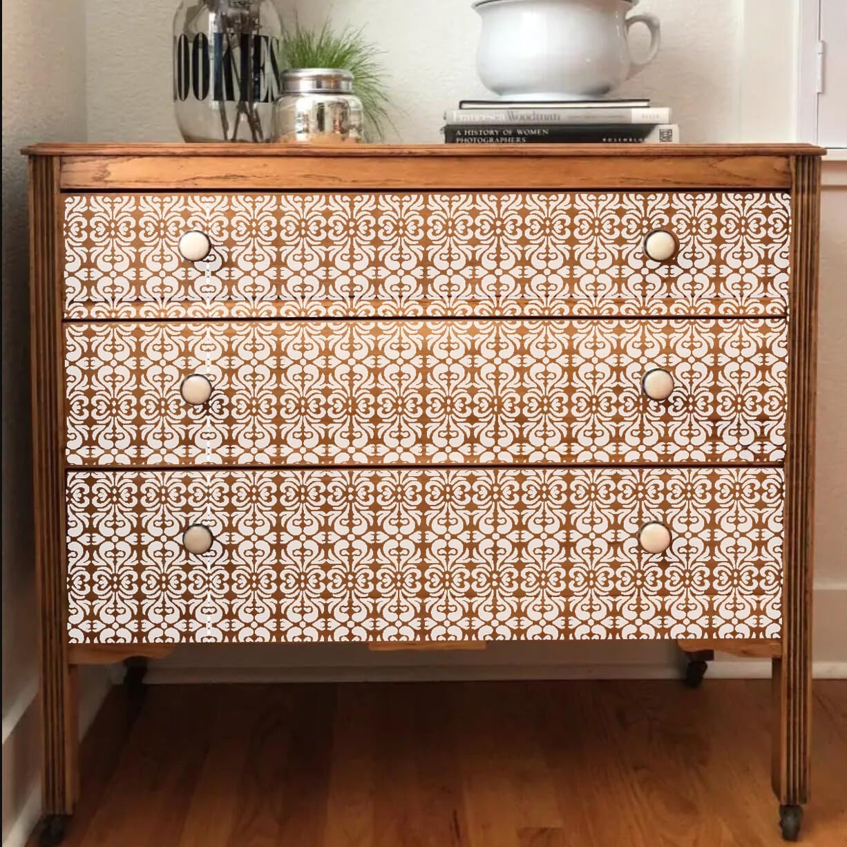 Stencils for Crafts Reusable Texture Stencils for Painting Background Stencil Drawing Templates for Wood Canvas Furniture Scrapbooking