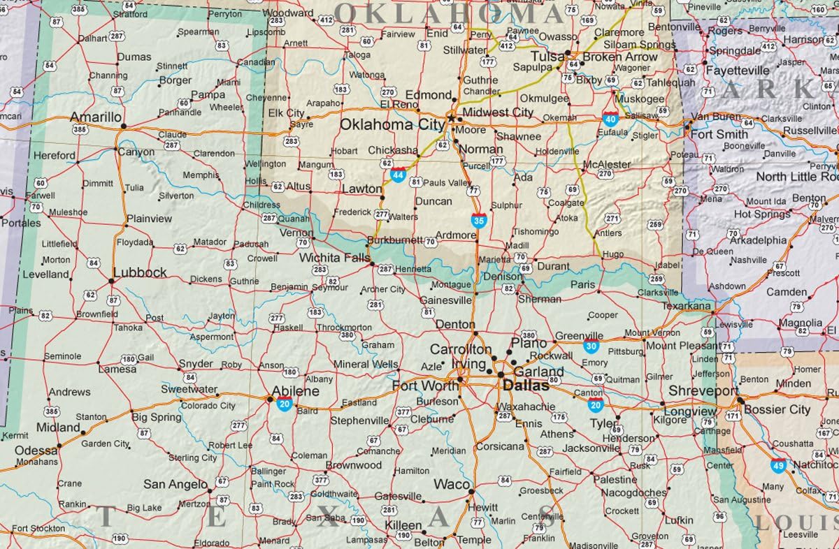 United States, USA US Executive Wall Map Poster Mural (48x70 Laminated)