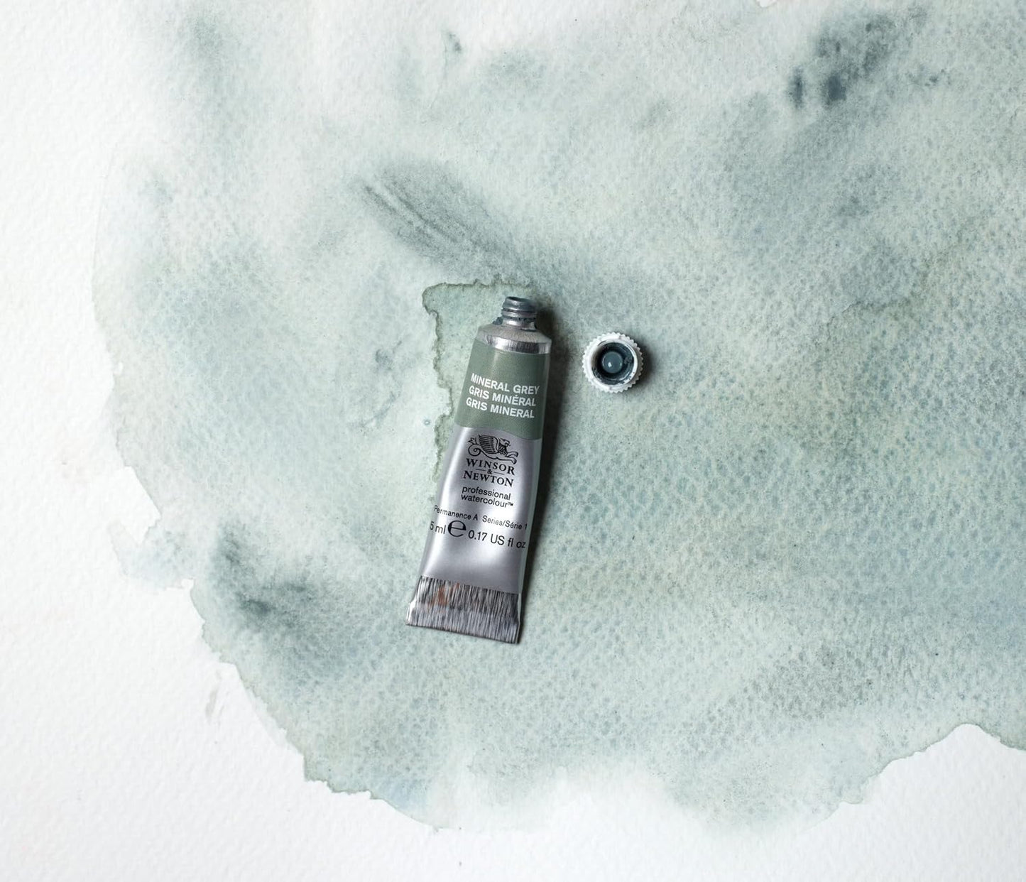 Winsor & Newton Professional Watercolour, Revival Collection, 14ml (0.47-oz) Tube, Mineral Grey