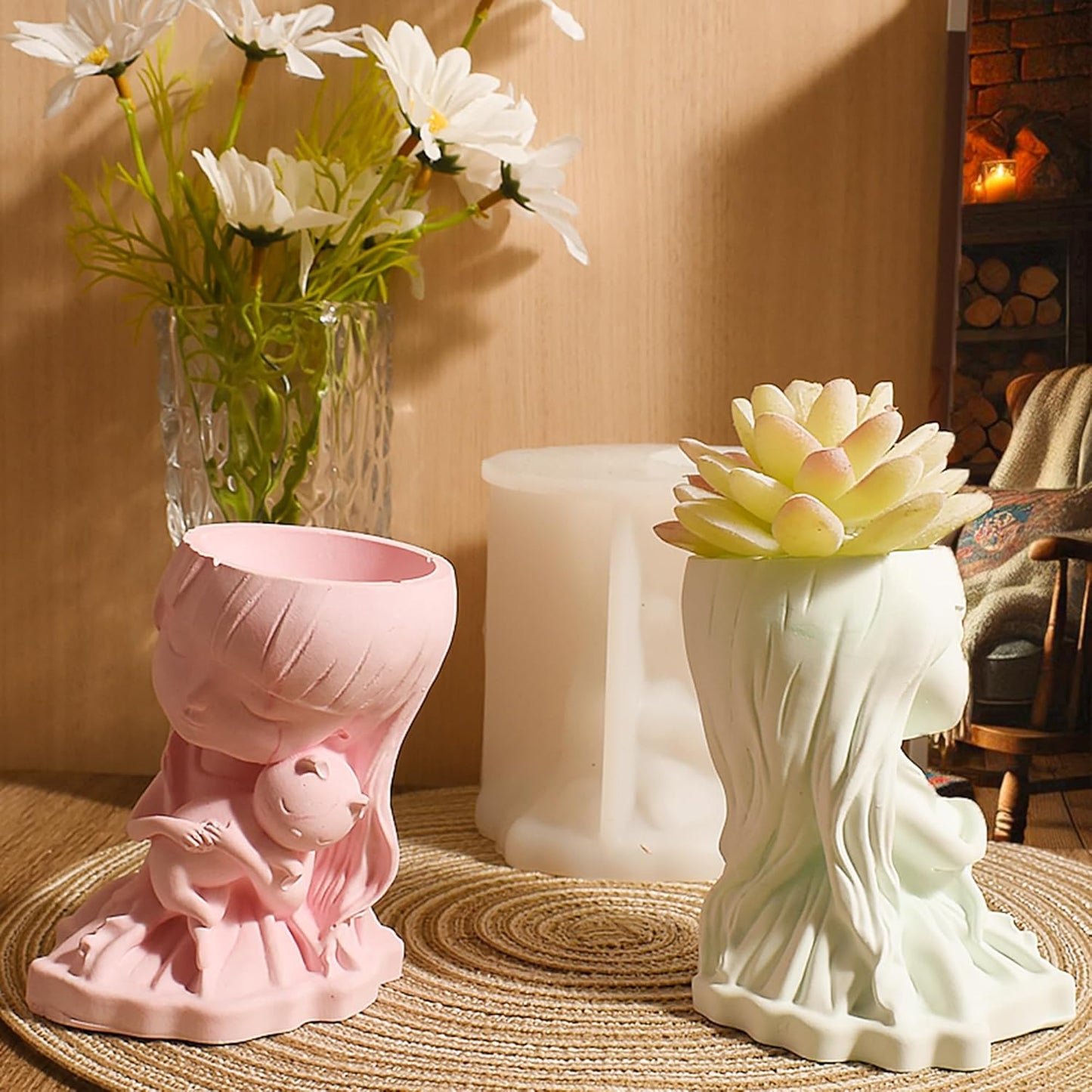 Angel Soap Resin Casting Silicone Mold for Candle Making - 3D Animal Candle Decorating Mold