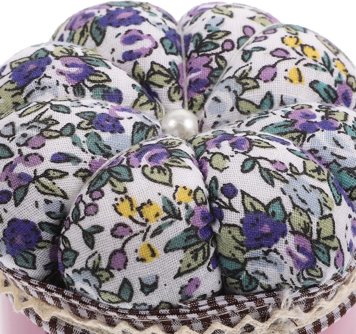 Pin Cushions Head Pin Holder Sewing Pin Storage Box for DIY Craft Hand Sewing Supplies 3.14X3.14X2.87Inch