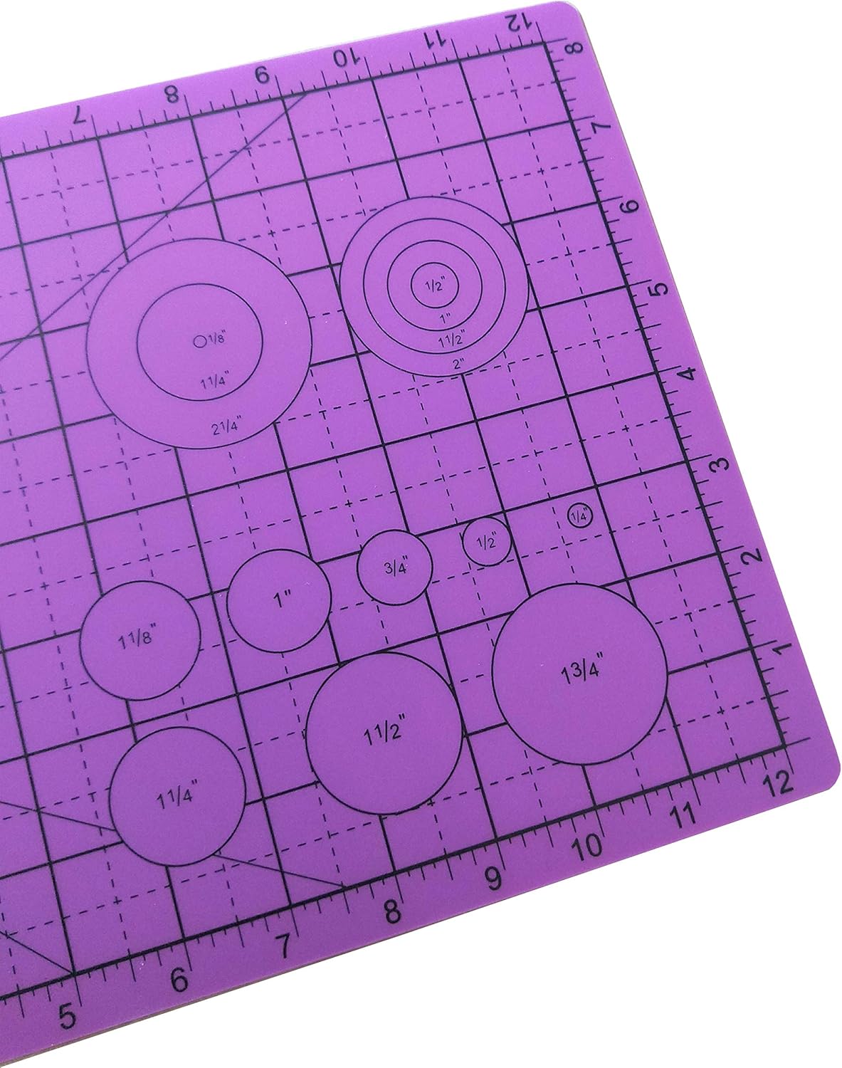 KC GLOBAL A4 (13"x9") Professional Grade Self-Healing Cutting Mat (Purple) - Odor-Free, Double-Sided, Eco-Friendly, Non-Slip, Premium Desk mat for DIY, Crafting, Model Building and Art Projects