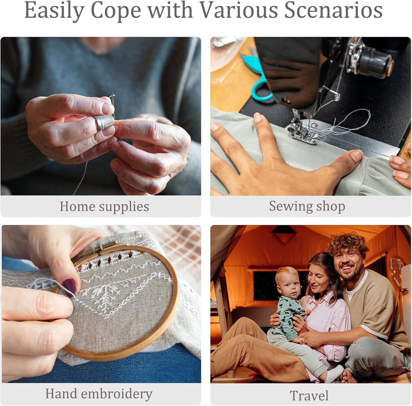 Needle Threaders, Plastic Needle Threaders for Hand Sewing, Gourd Shaped Sewing Machine Needle Threaders with Clear Box, Threader for Small Eye Needles, Embroidery, DIY Arts, 30 PCS