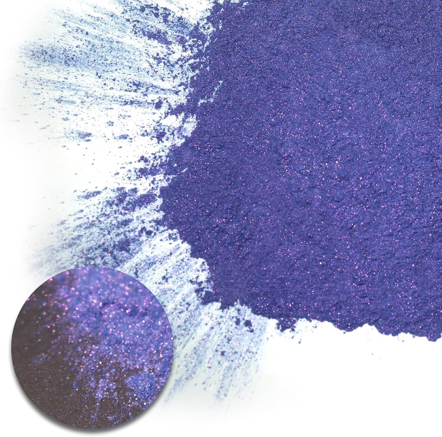 Ceya Highly Chameleon Mica Powder, 1.8oz/ 50g Jersey Devil Chrome Powder, Cosmetic Grade Pearlescent Effect Color Shift Pigment for Epoxy Resin, Makeup, Nail Polish, Soap Dye, Candle Making, Slime