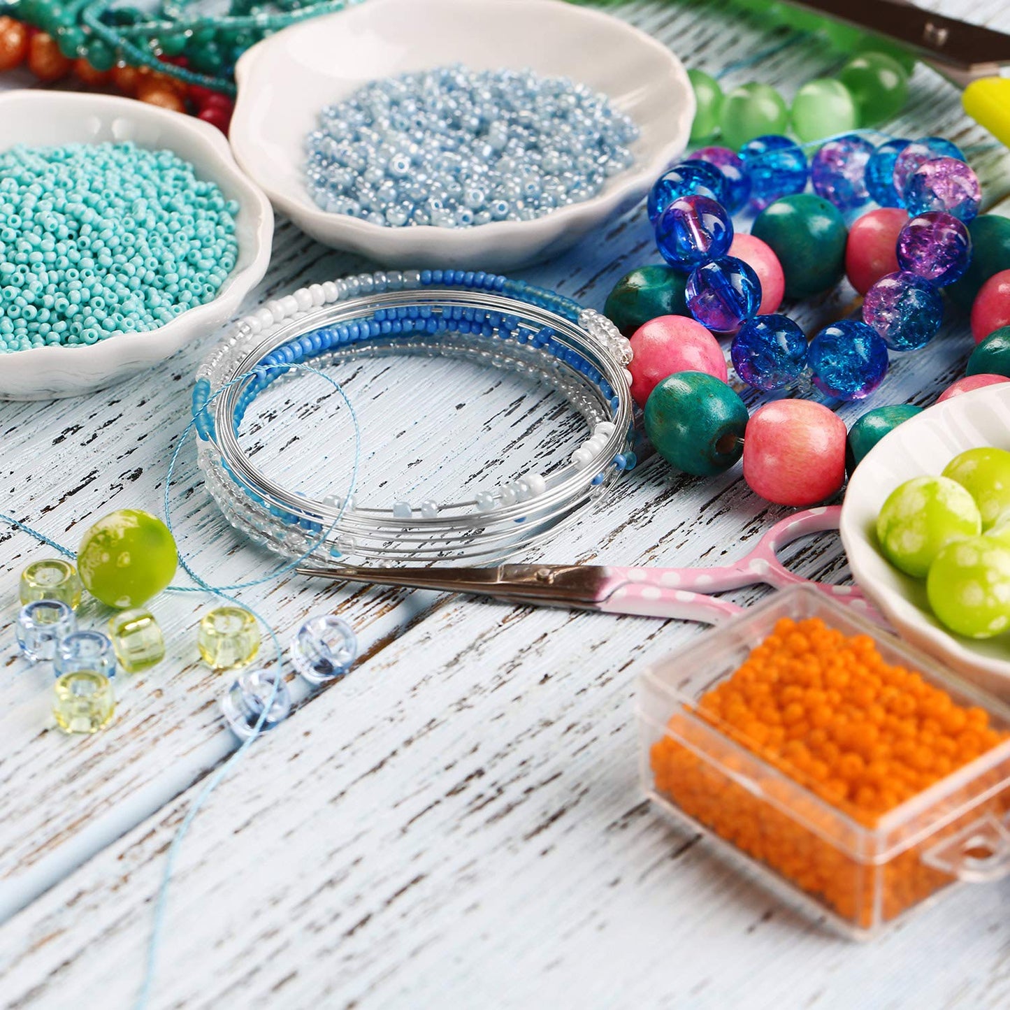 TecUnite Aluminum Craft Wire for Sculpting Armature Bendable Craft Wire for DIY Jewelry Making (1 Roll,Silver,10 M x 1 mm)